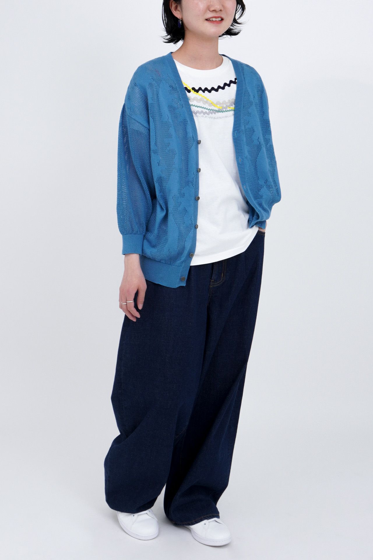 BLUE/model:158cm