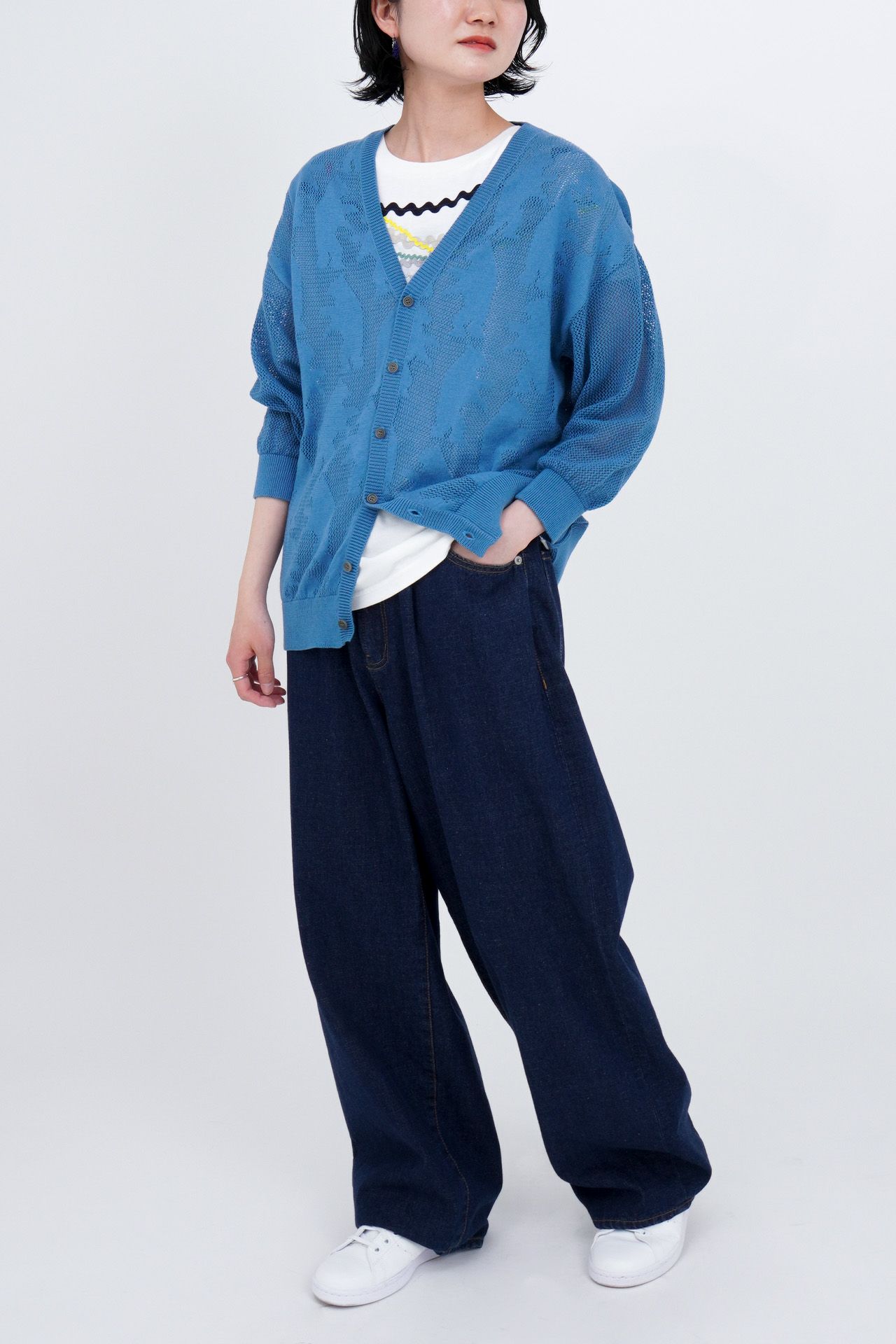 BLUE/model:158cm