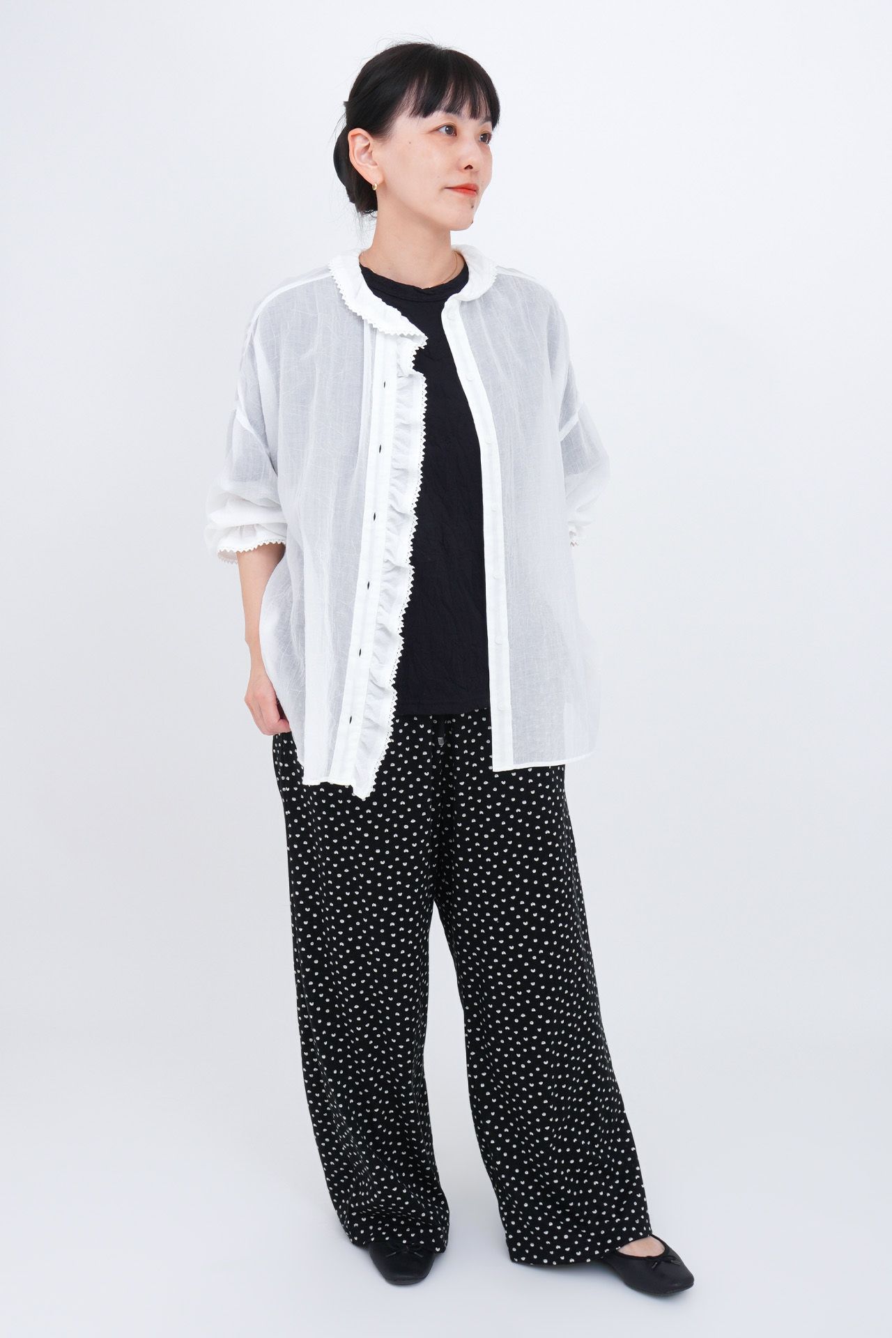 WHITE/model:158cm