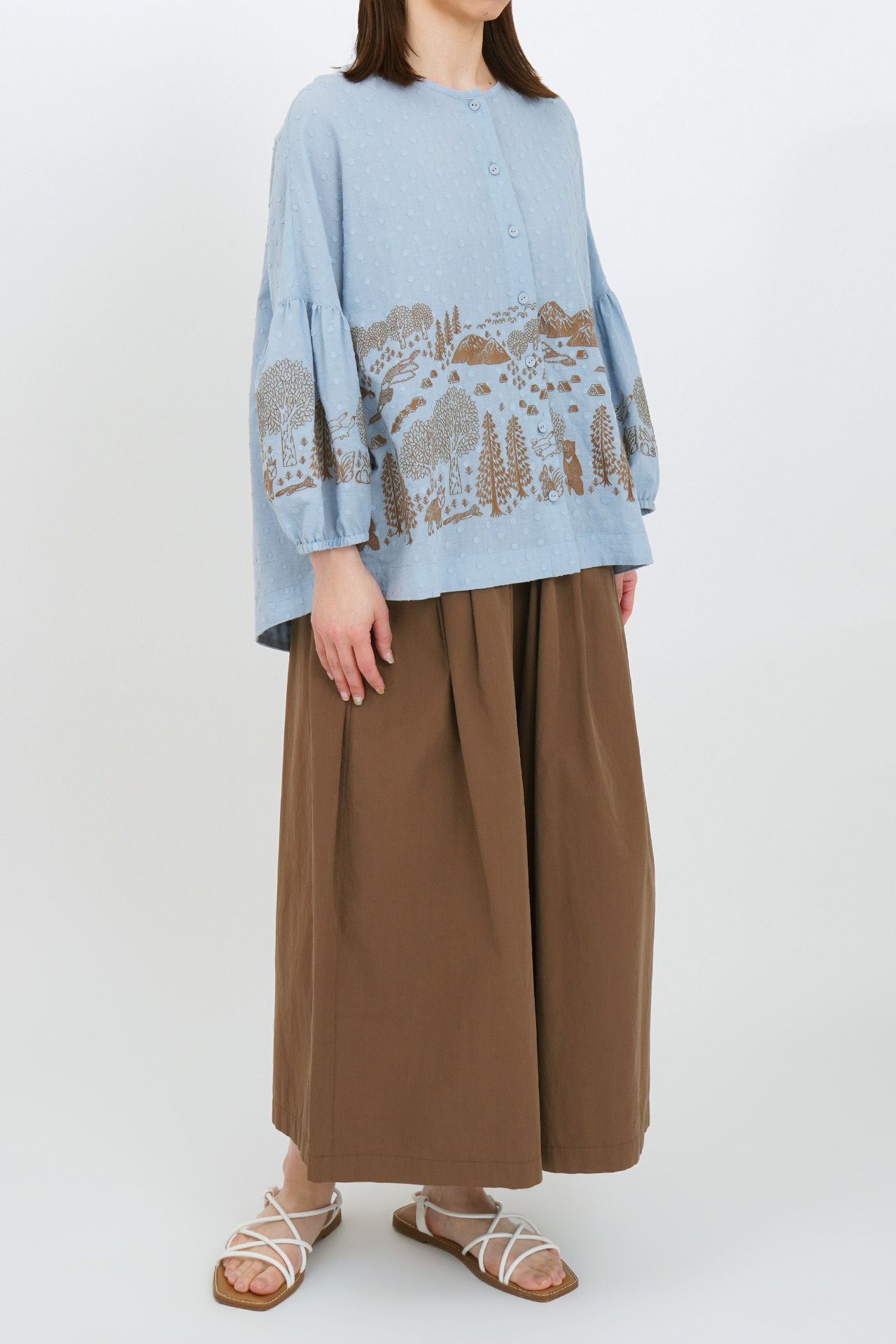 BROWN/model:161cm