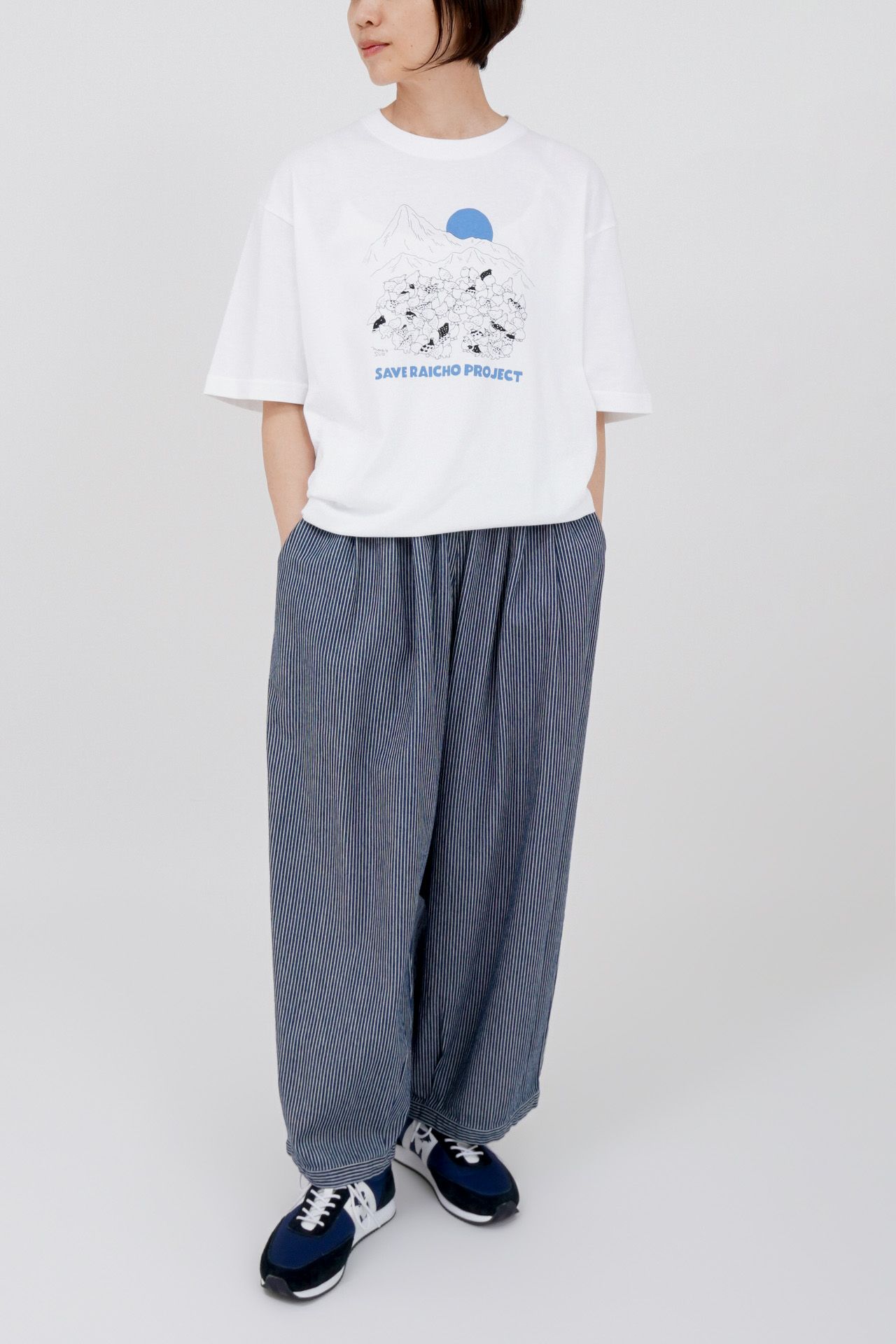 WHITE/model:161cm(Lサイズ着用)