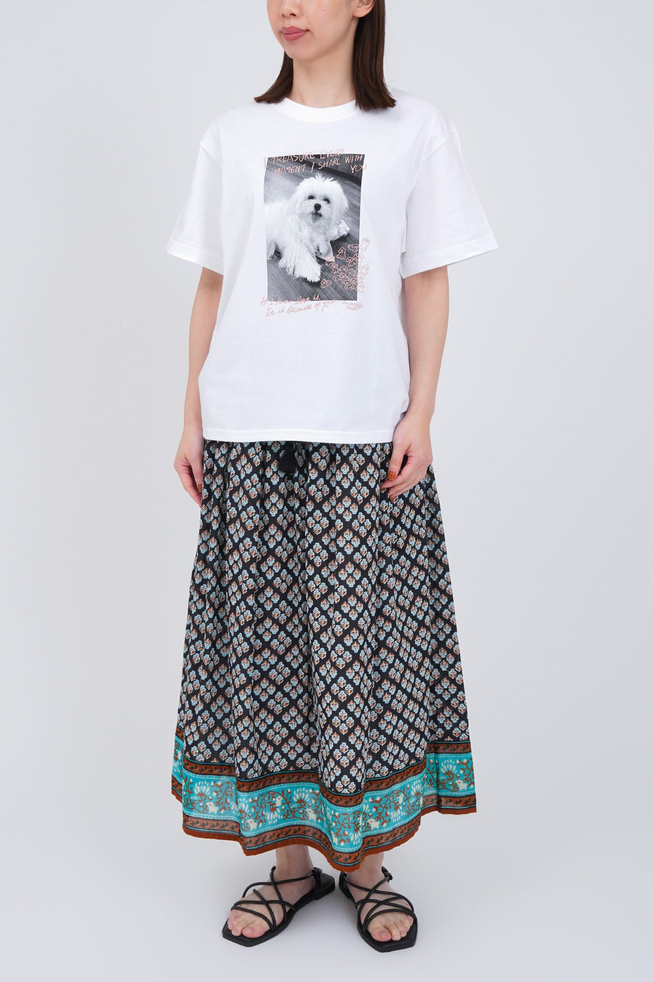 WHITE/model:161cm