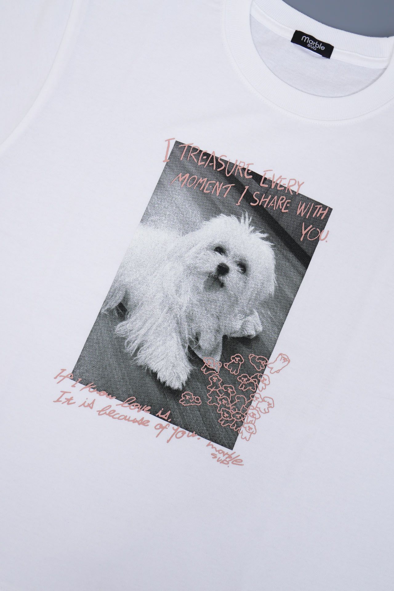 dog photo S/S Tシャツ | marble SUD(マーブルシュッド)公式通販