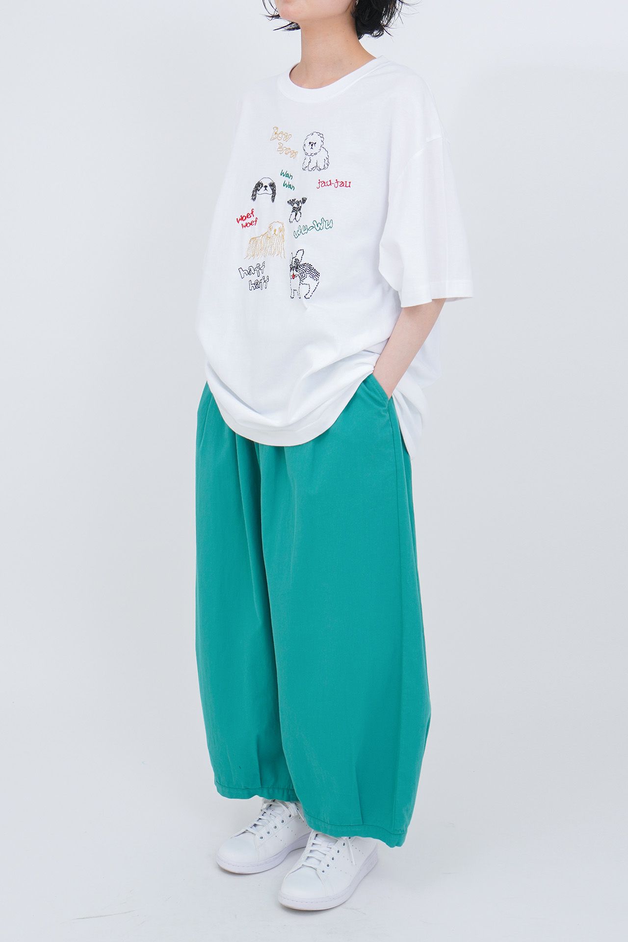 WHITE/model:158cm(Lサイズ着用)