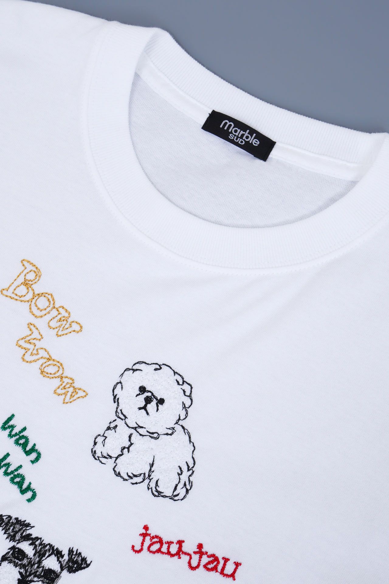 EMB rakugaki dog S/S Tシャツ | marble SUD(マーブルシュッド