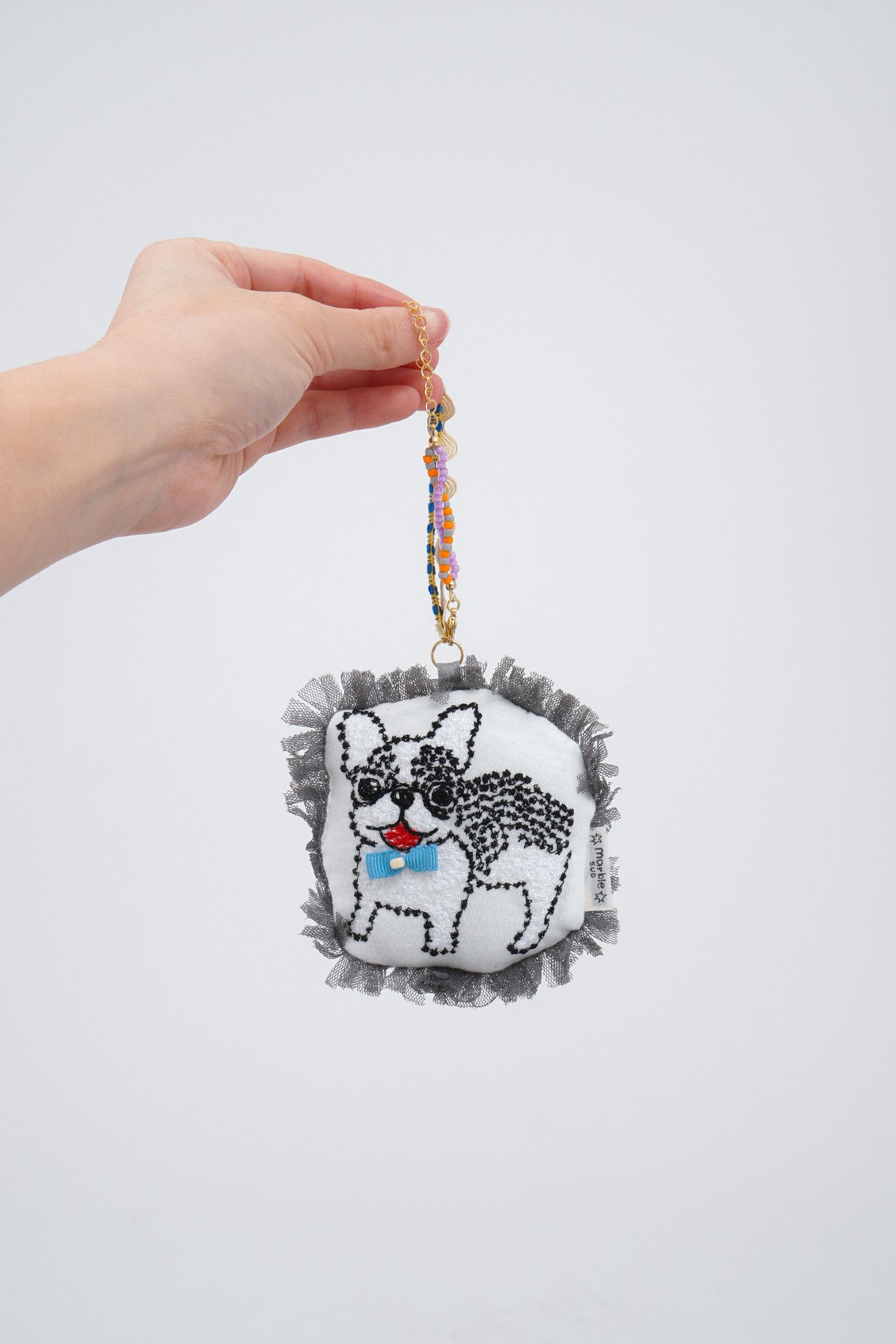mable sud 新作新品⭐︎ EMB rakugaki dog S/S T EMB rakugaki dog BAGチャーム | marble SUD(マーブルシュッド