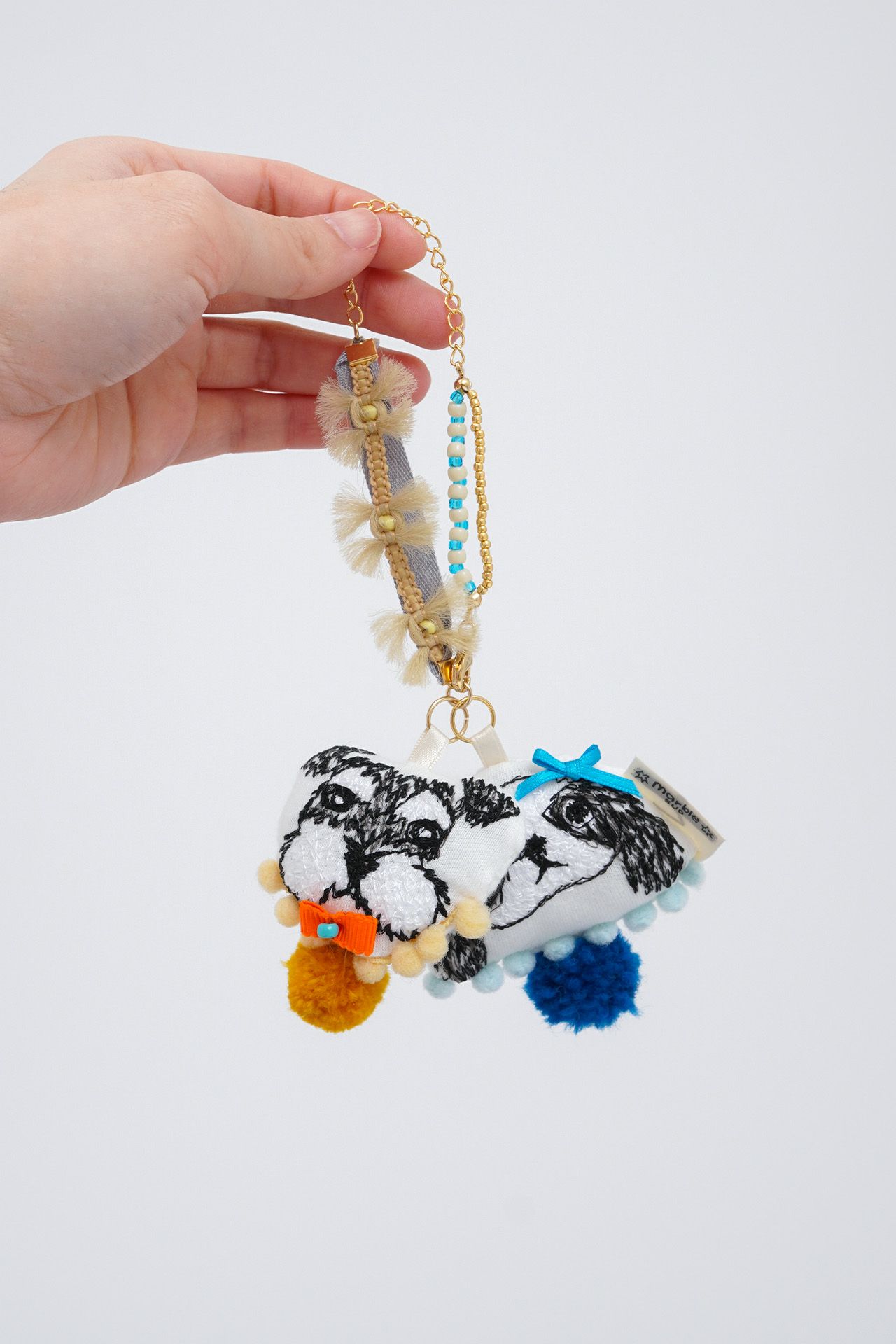 EMB rakugaki dog BAGチャーム | marble SUD(マーブルシュッド