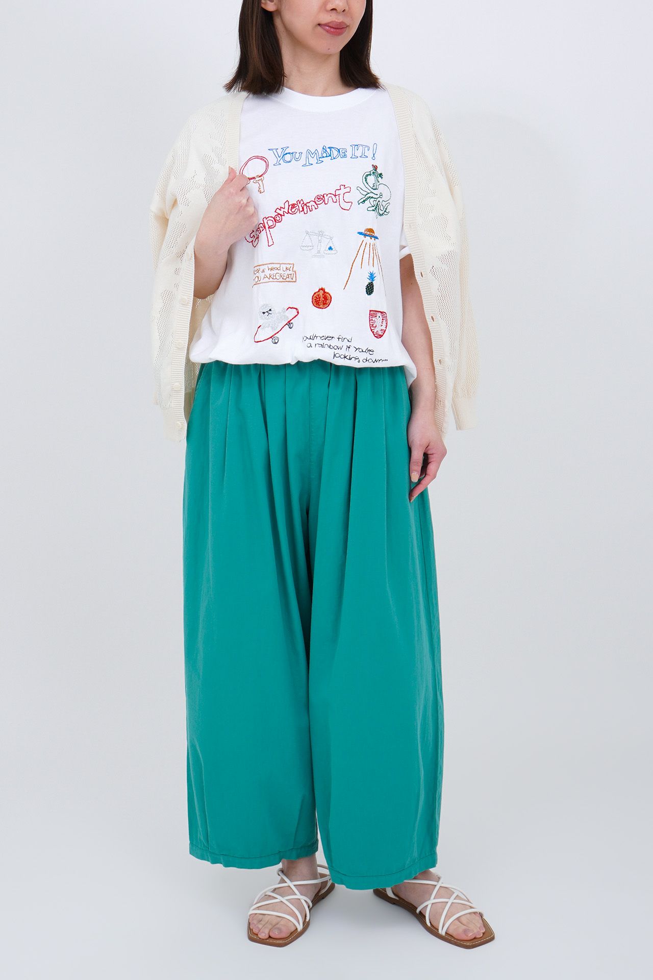 WHITE/model:161cm