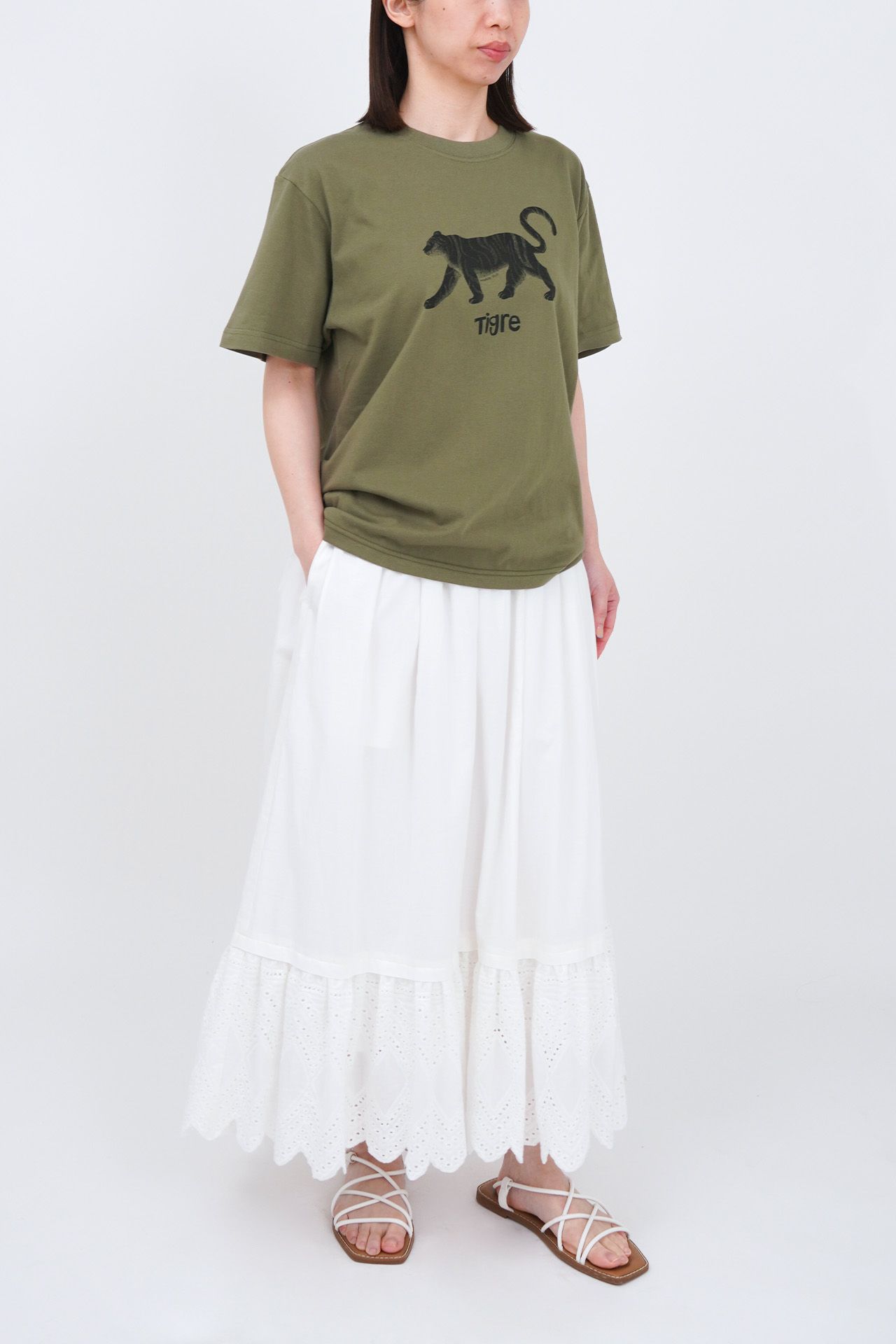 KHAKI/model:161cm