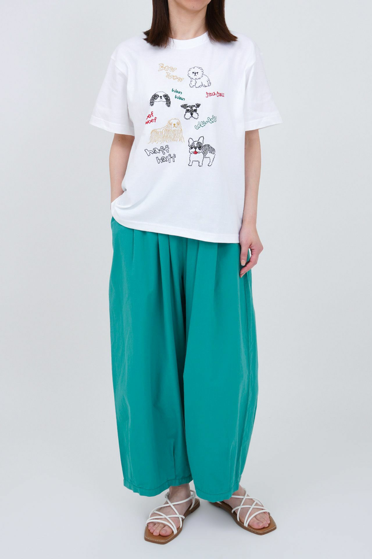 WHITE/model:161cm