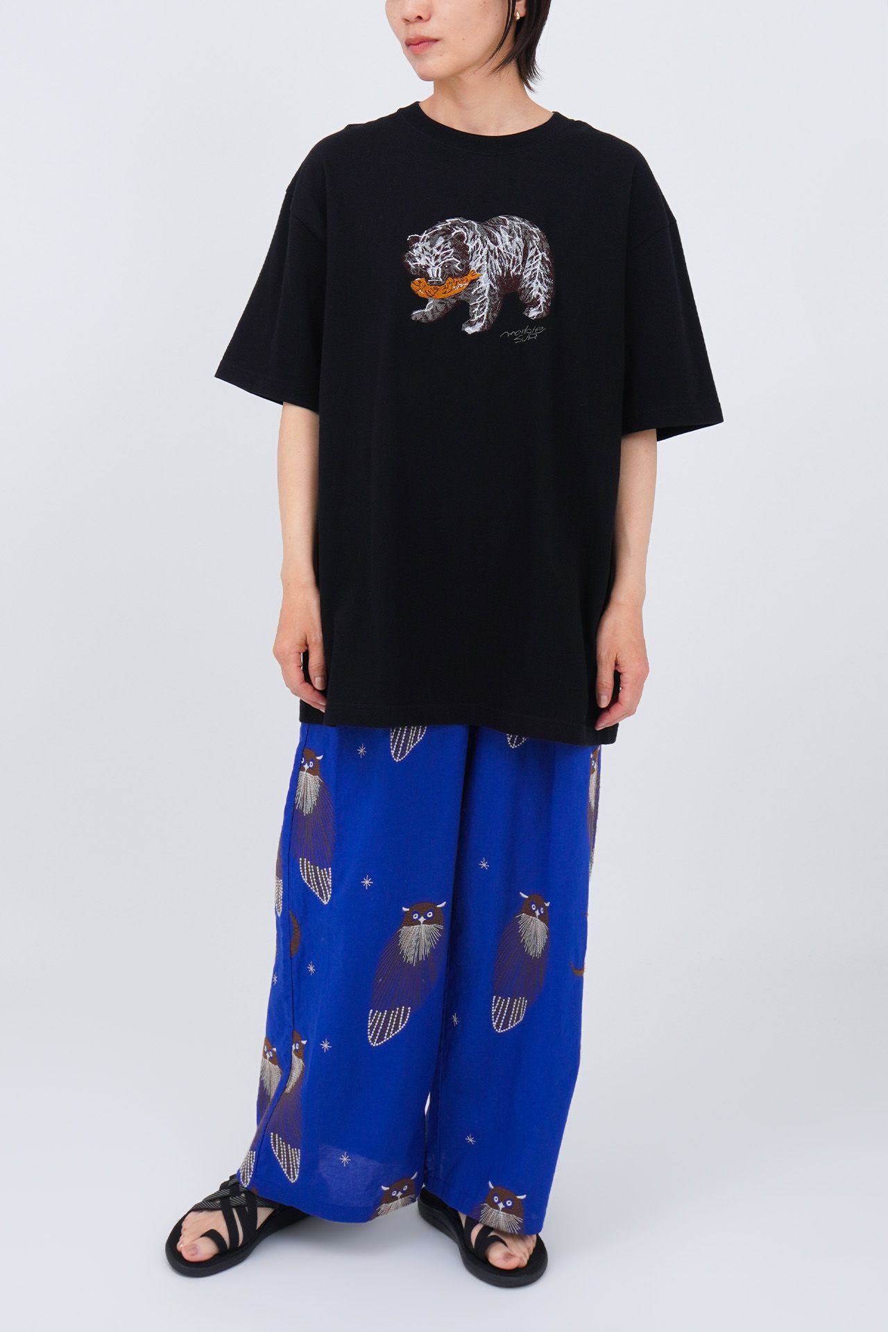 BLACK/model:161cm(Lサイズ着用)