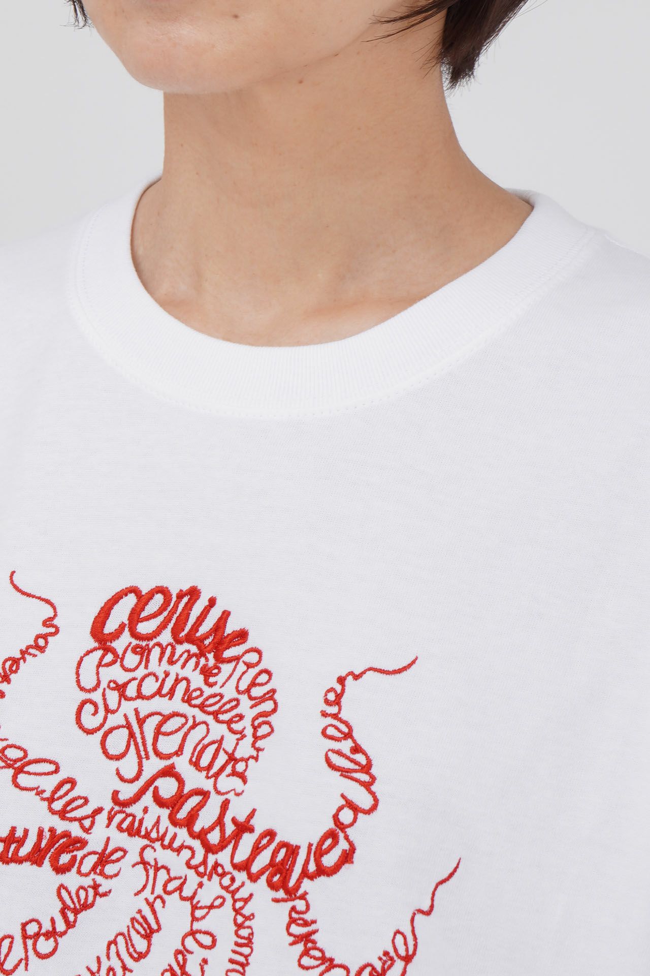 美品 2023SS マーブルシュッド octopus BIGTEE タコ 刺繍 マーブルシュッド 刺繍 タコ オクトパス 柄 ワンピース - メルカリ