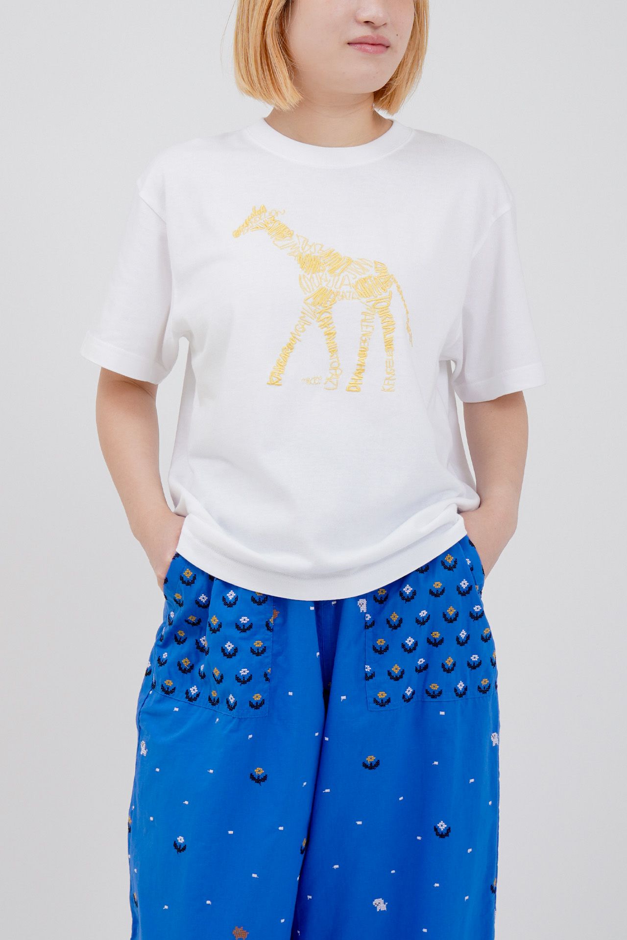 marbleSUDMemberマーブルシュッド20th Anniversary ☆EMB Giraffe Tシャツ | marble SUD(マーブルシュッド)公式通販