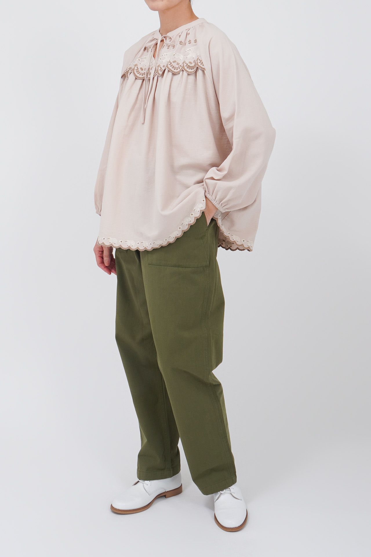 KHAKI/model:161cm