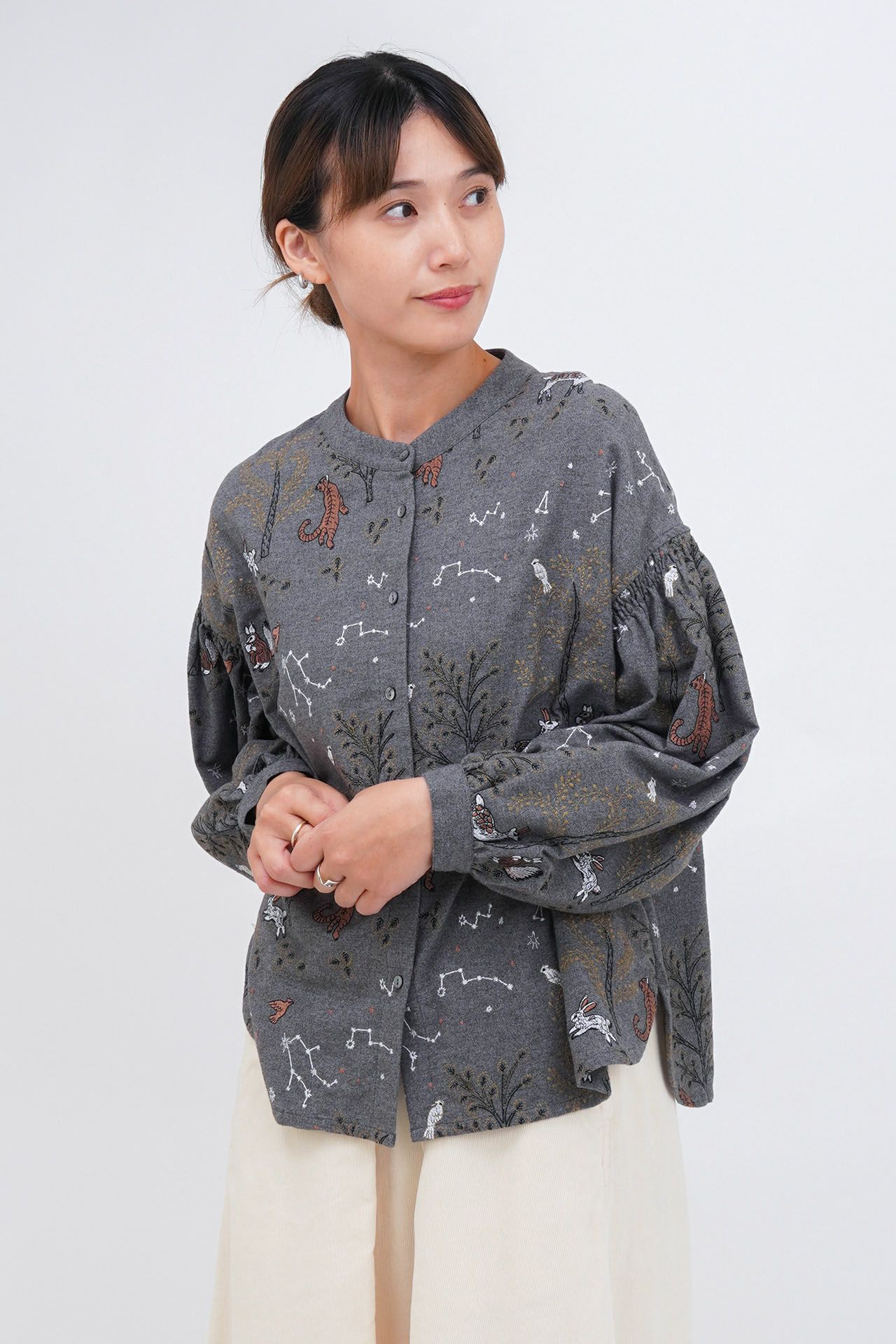 【週末お値下】マーブルシュッド　sleepy forest SHブラウス　新品 大注目！】”sleepy forest”が入荷しました。 | marble SUD