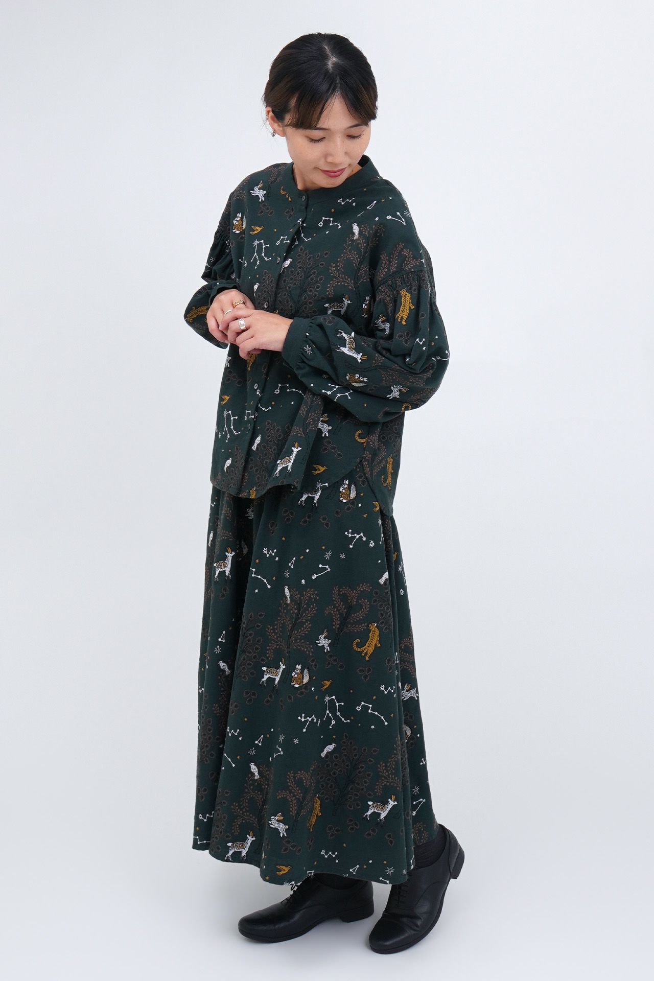 D.GREEN/model:168cm