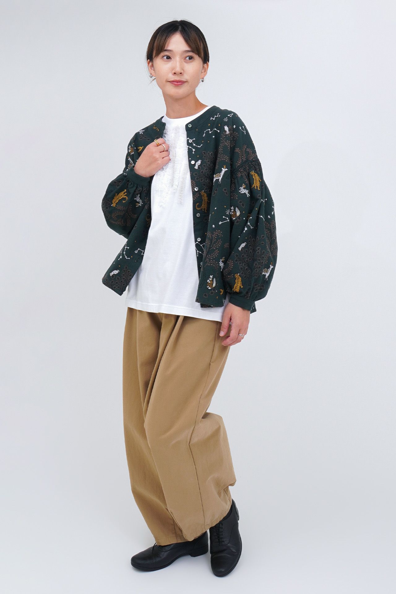D.GREEN/model:168cm