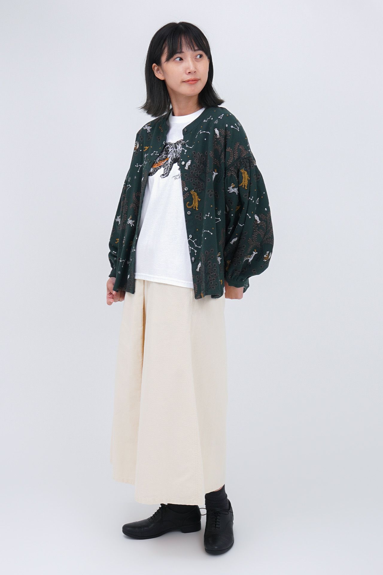 D.GREEN/model:168cm