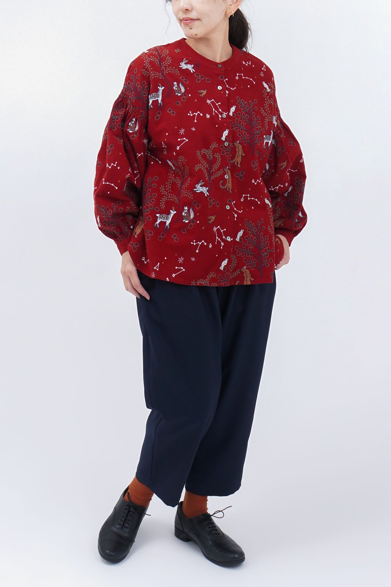 RED/model:158cm