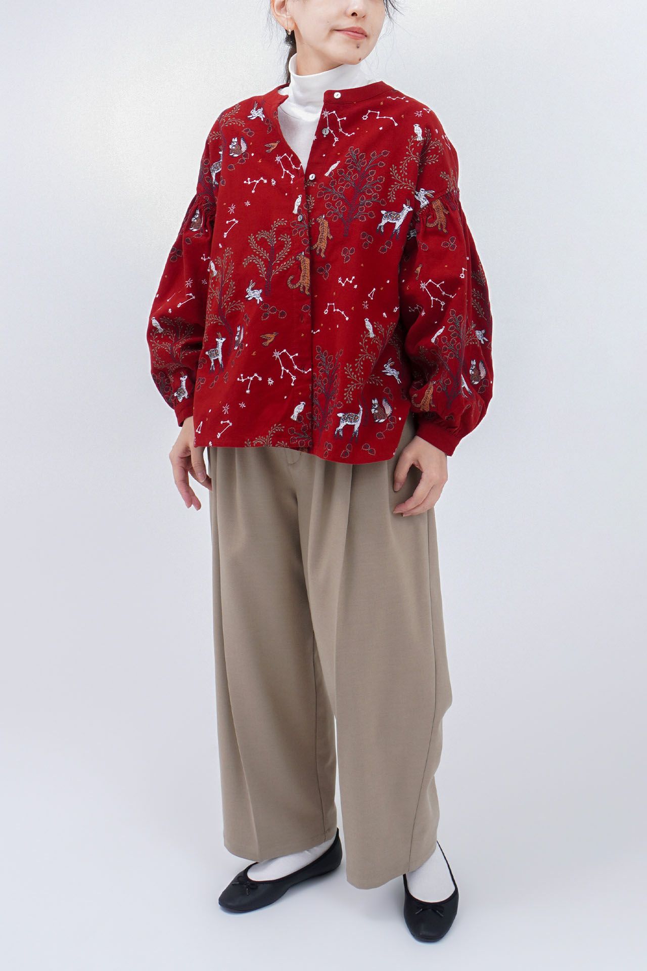 RED/model:158cm