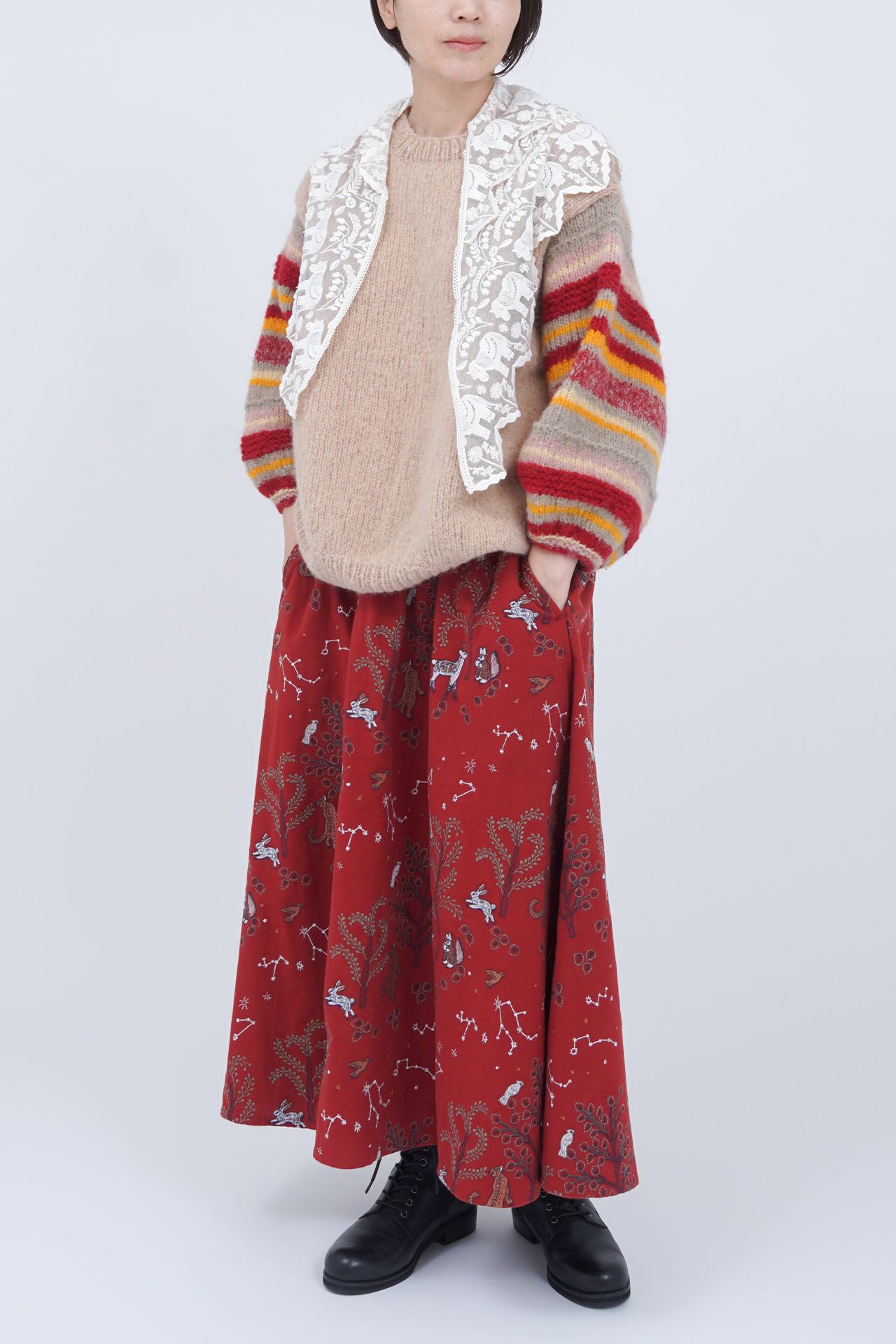 RED/model:161cm
