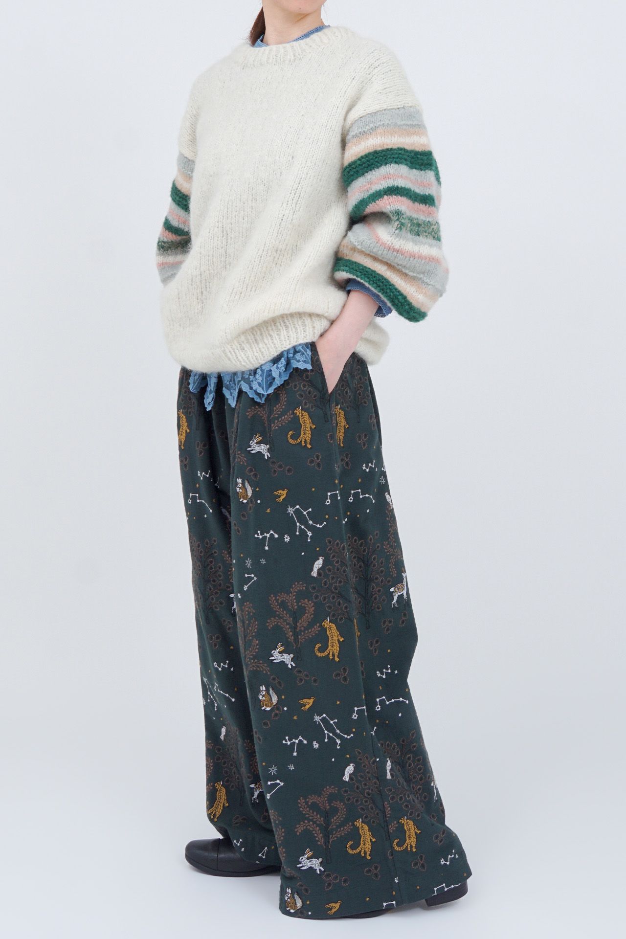 D.GREEN/model:161cm
