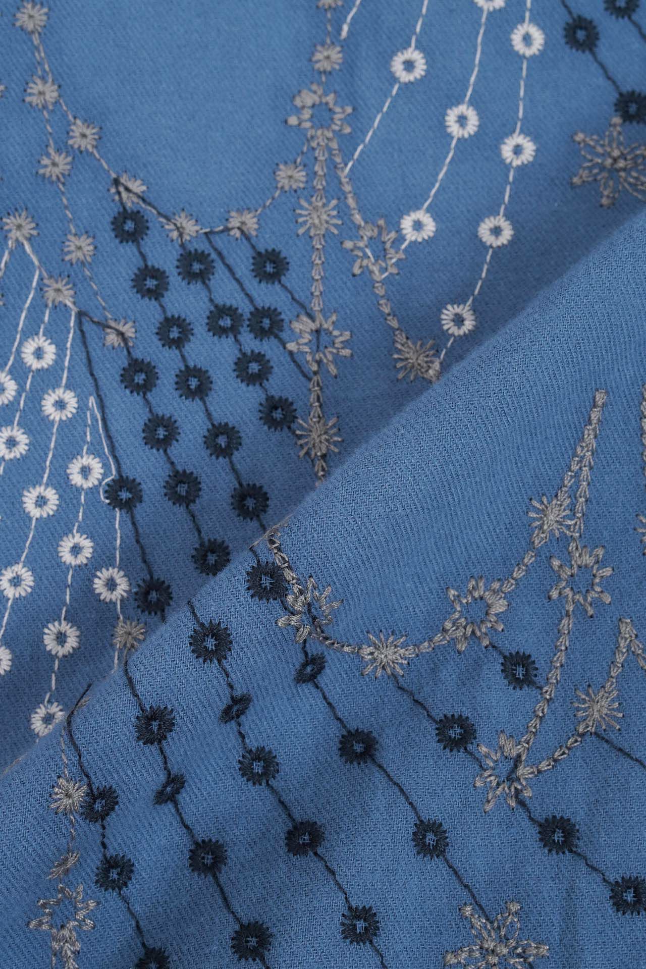 【レア】marbleSUD EMBオミナエシ ロングワンピース navy 刺繍 レア】marbleSUD EMBオミナエシ ロングワンピース navy 刺繍 - メルカリ