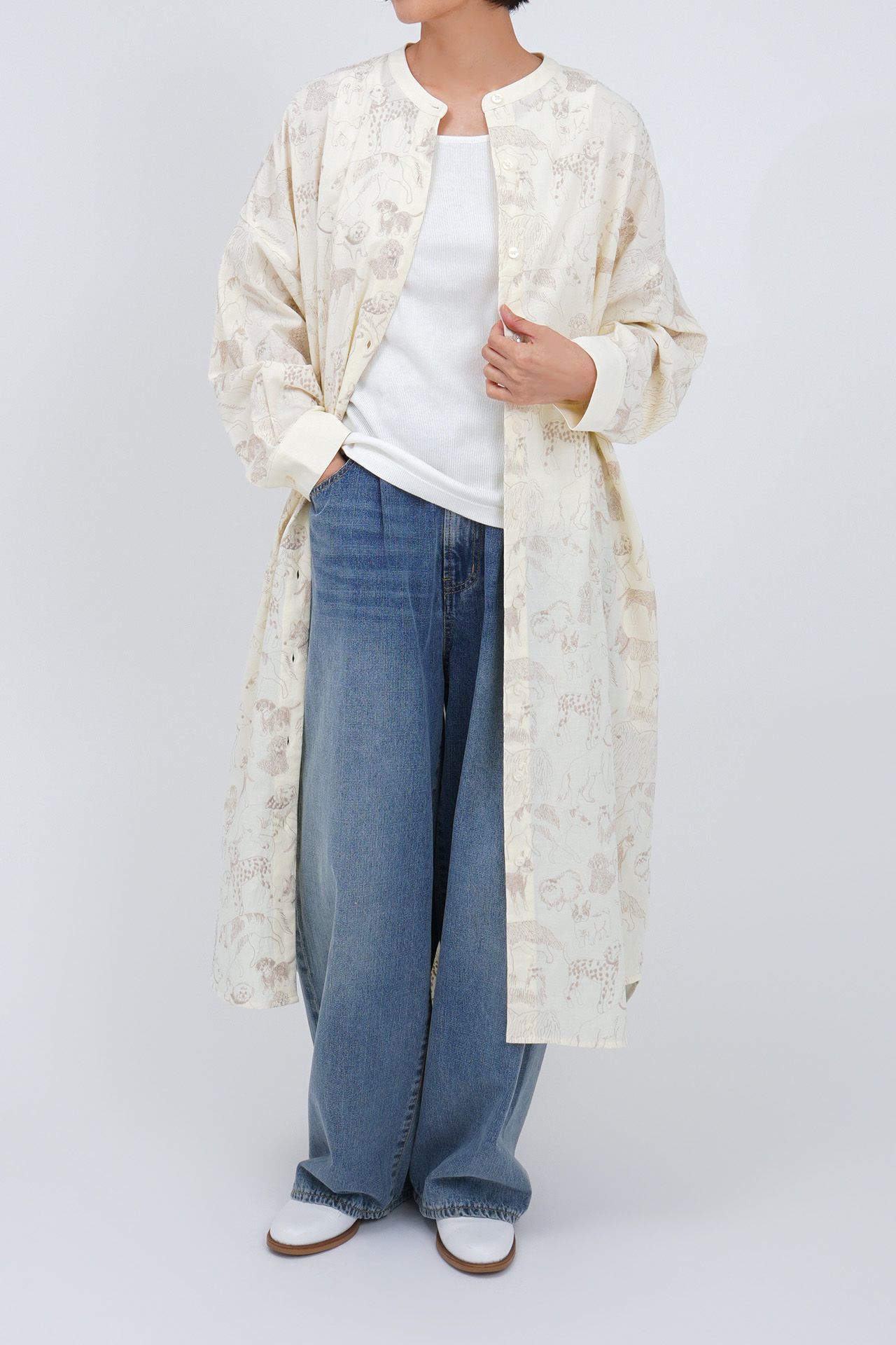 WHITE/model:161cm
