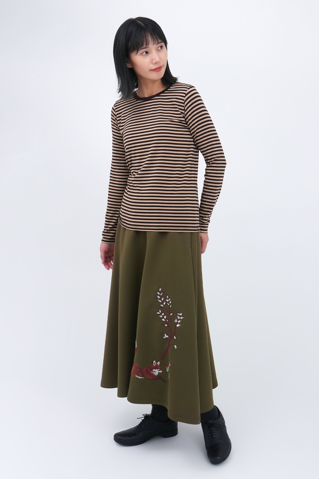 KHAKI/model:168cm