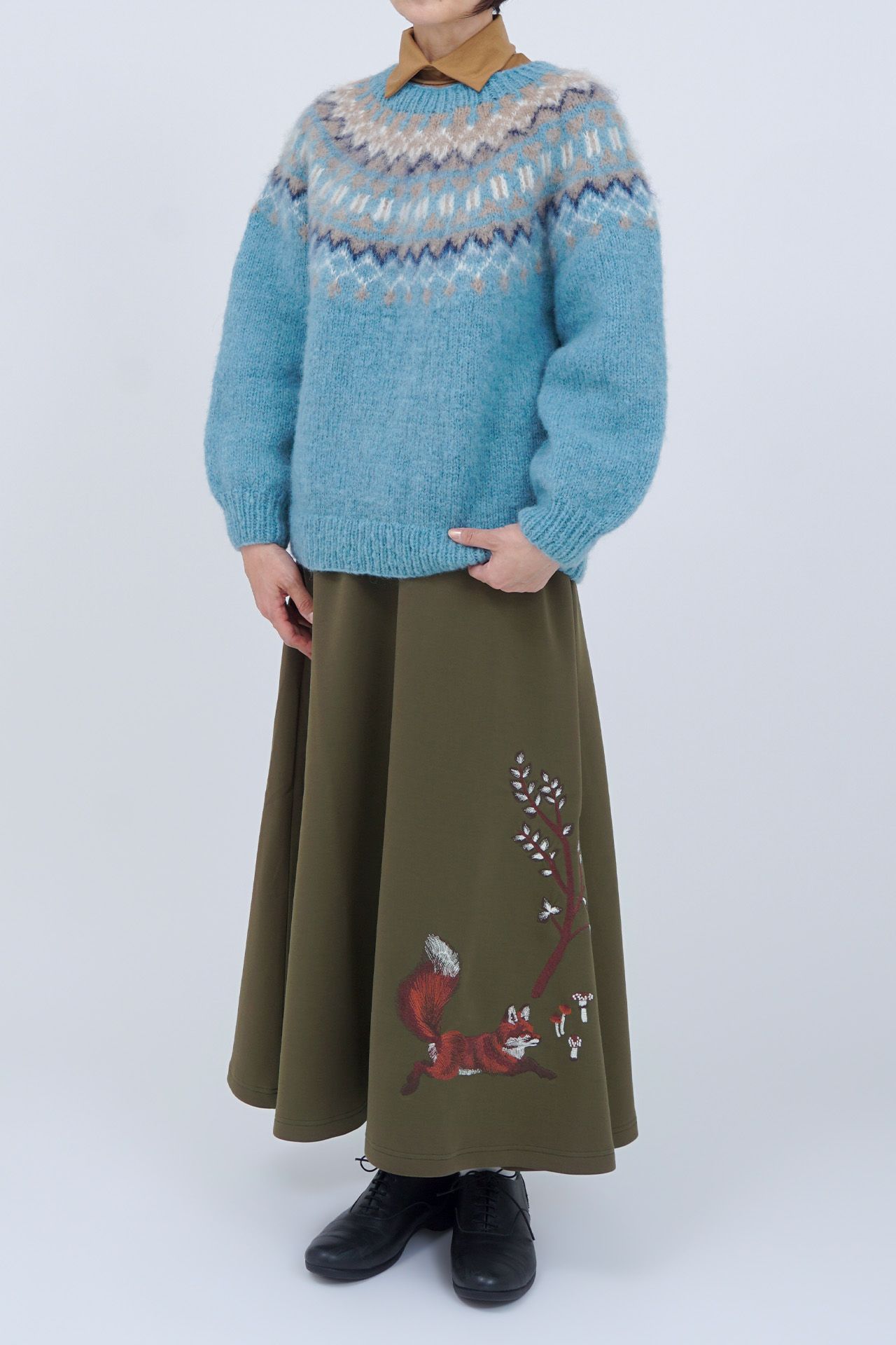 KHAKI/model:168cm