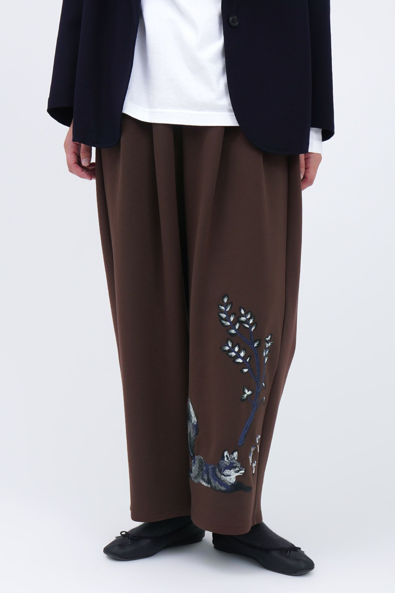 EMB fox タックパンツ | marble SUD(マーブルシュッド)公式通販