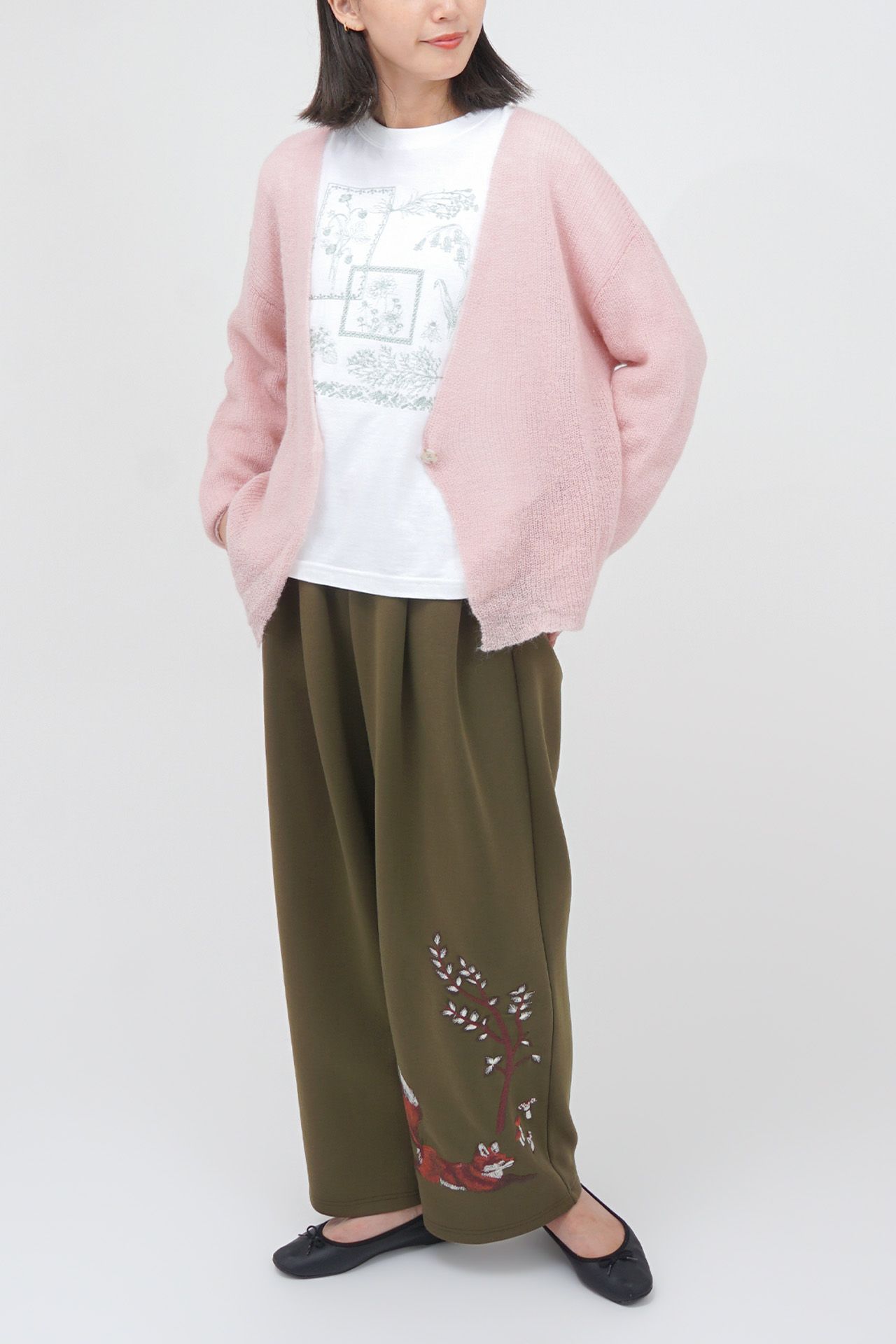 EMB fox タックパンツ | marble SUD(マーブルシュッド)公式通販