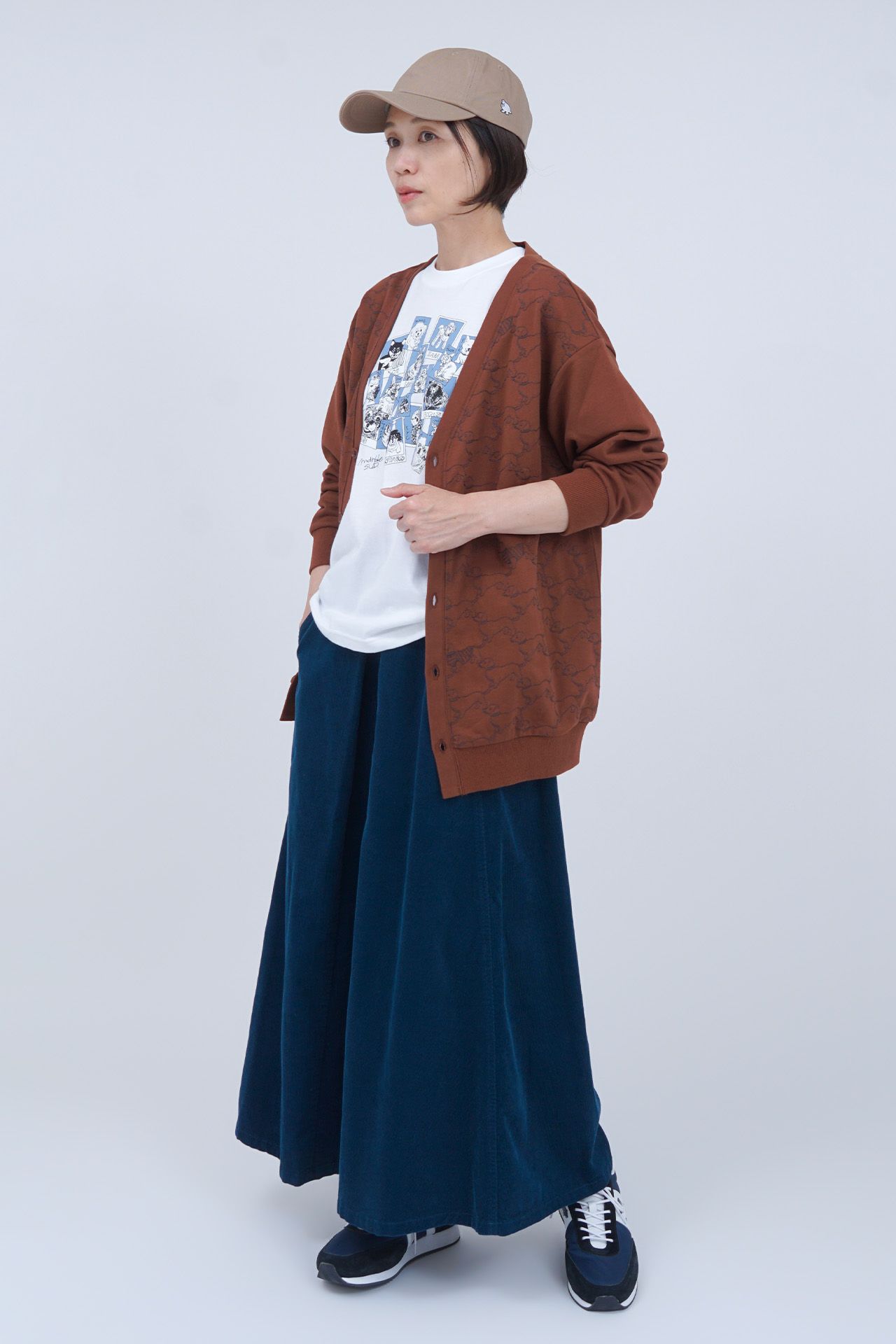 BROWN/model:161cm