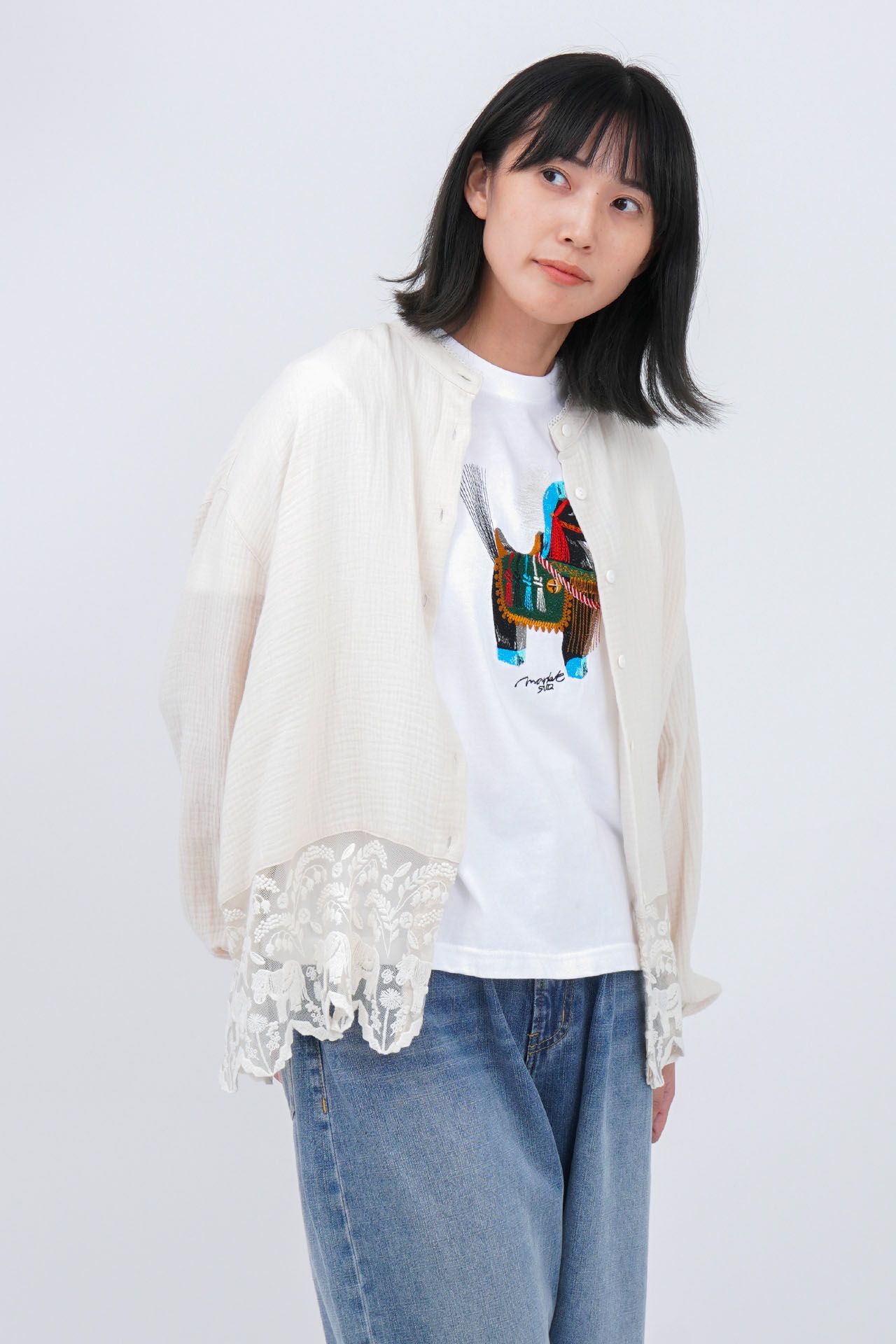 レースポニー シャツ | marble SUD(マーブルシュッド)公式通販