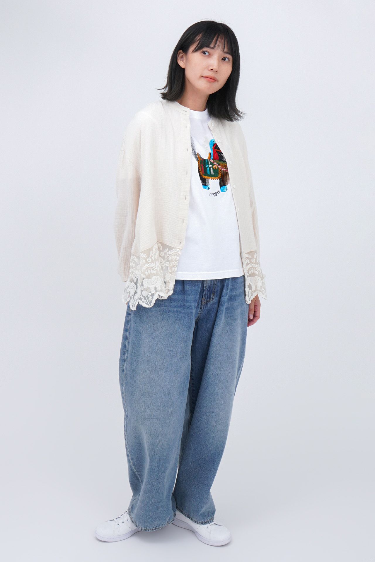 WHITE/model:168cm