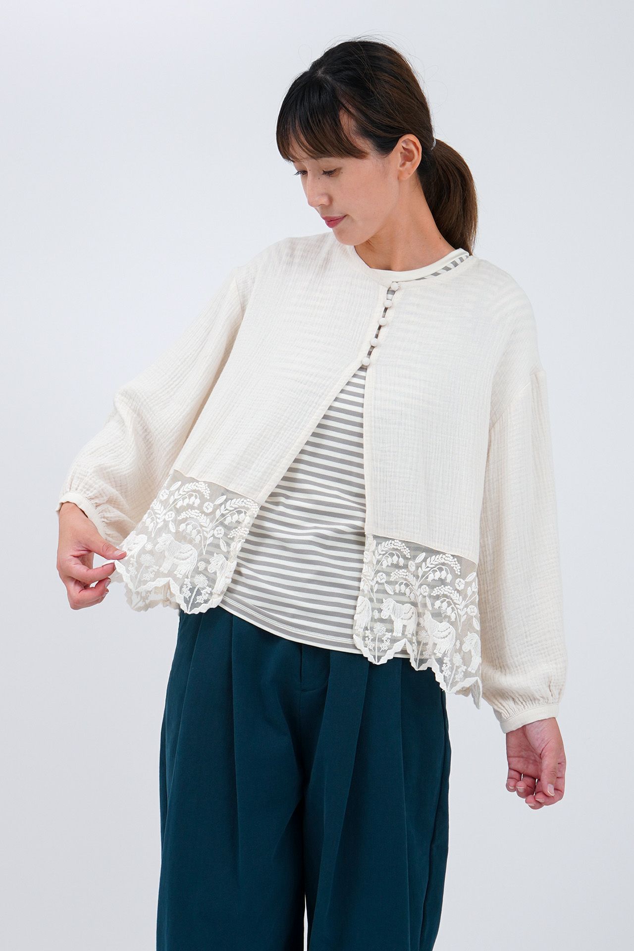 レースポニー ボレロ | marble SUD(マーブルシュッド)公式通販