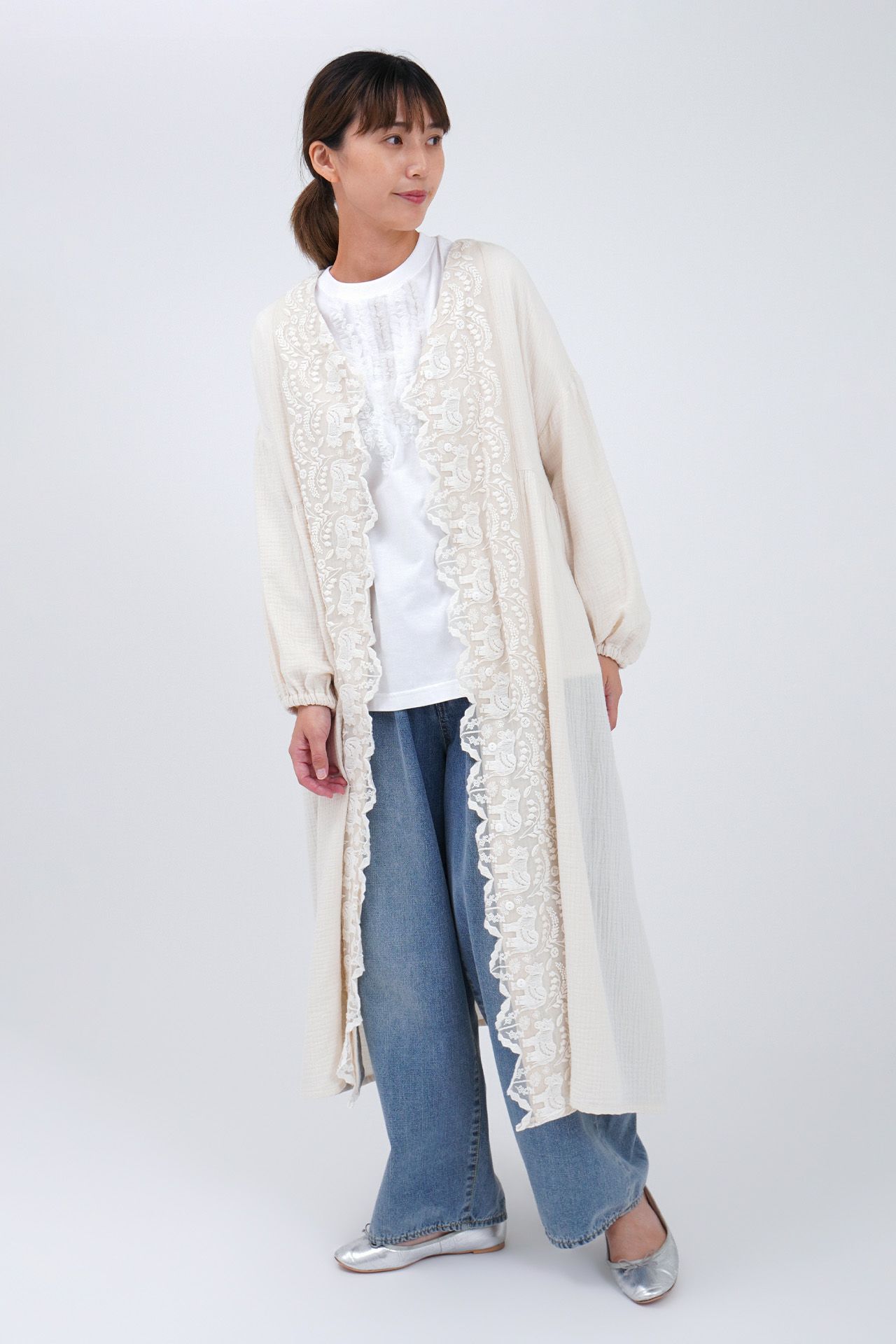 WHITE/model:168cm