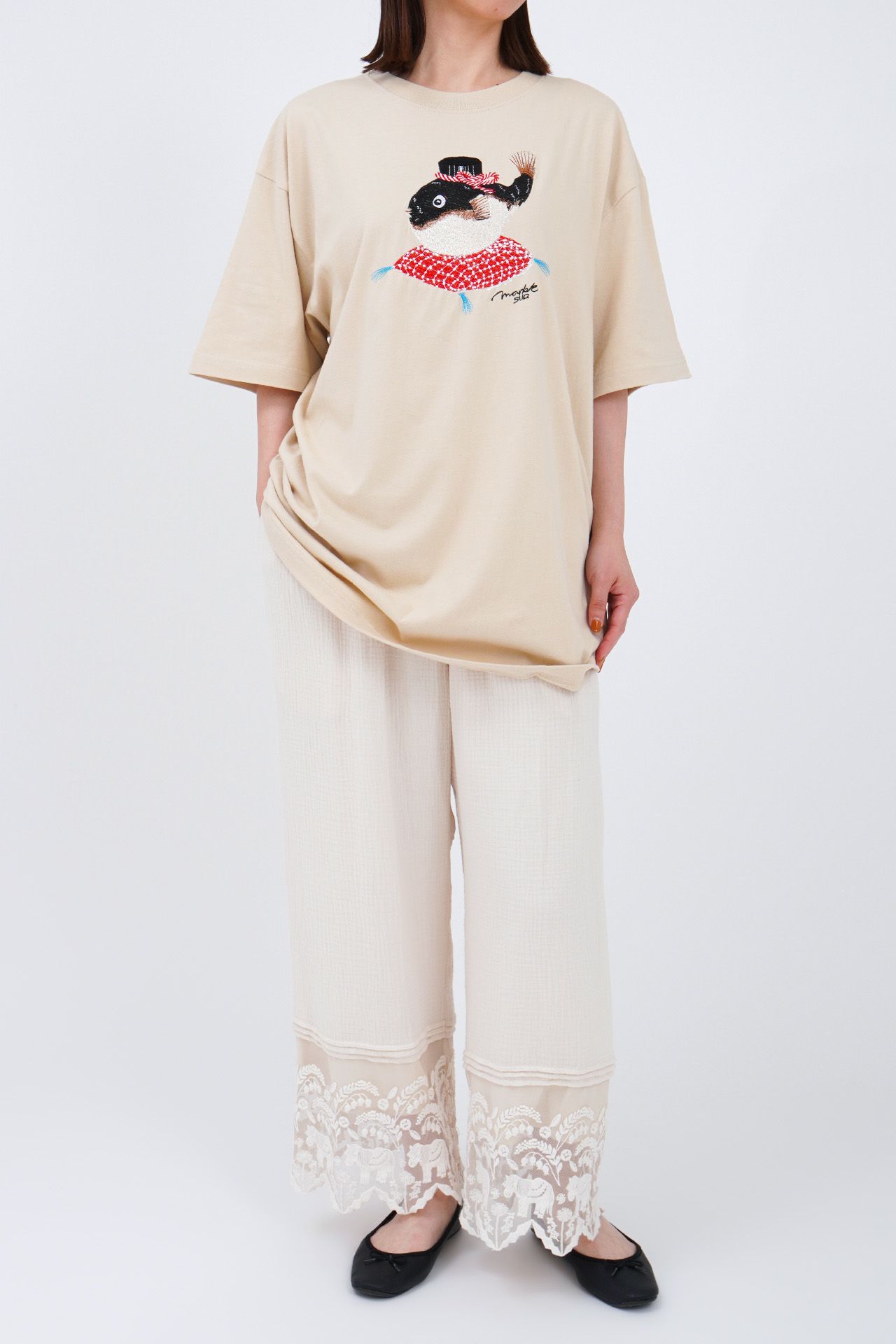 WHITE/model:161cm