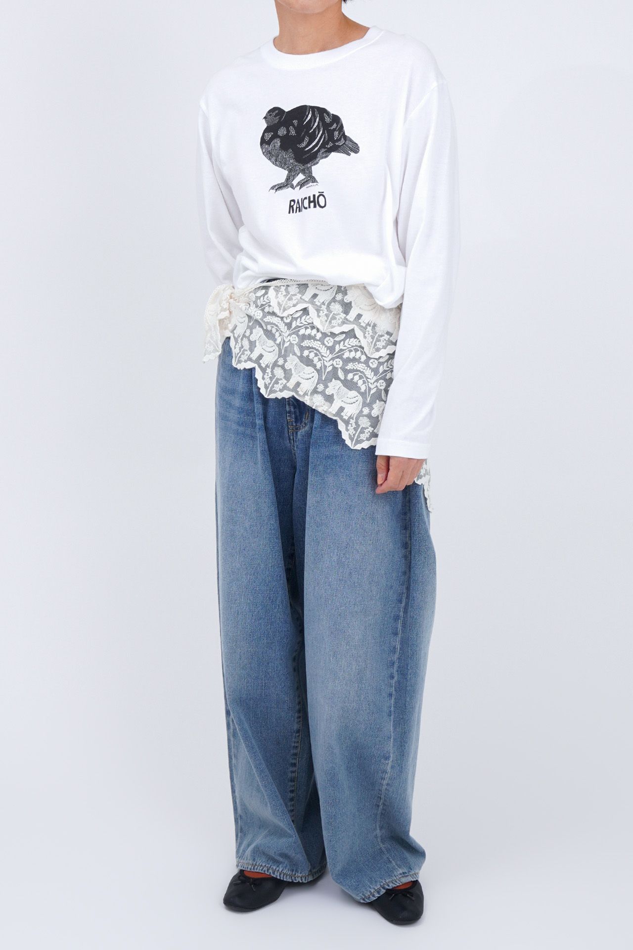 WHITE/model:161cm