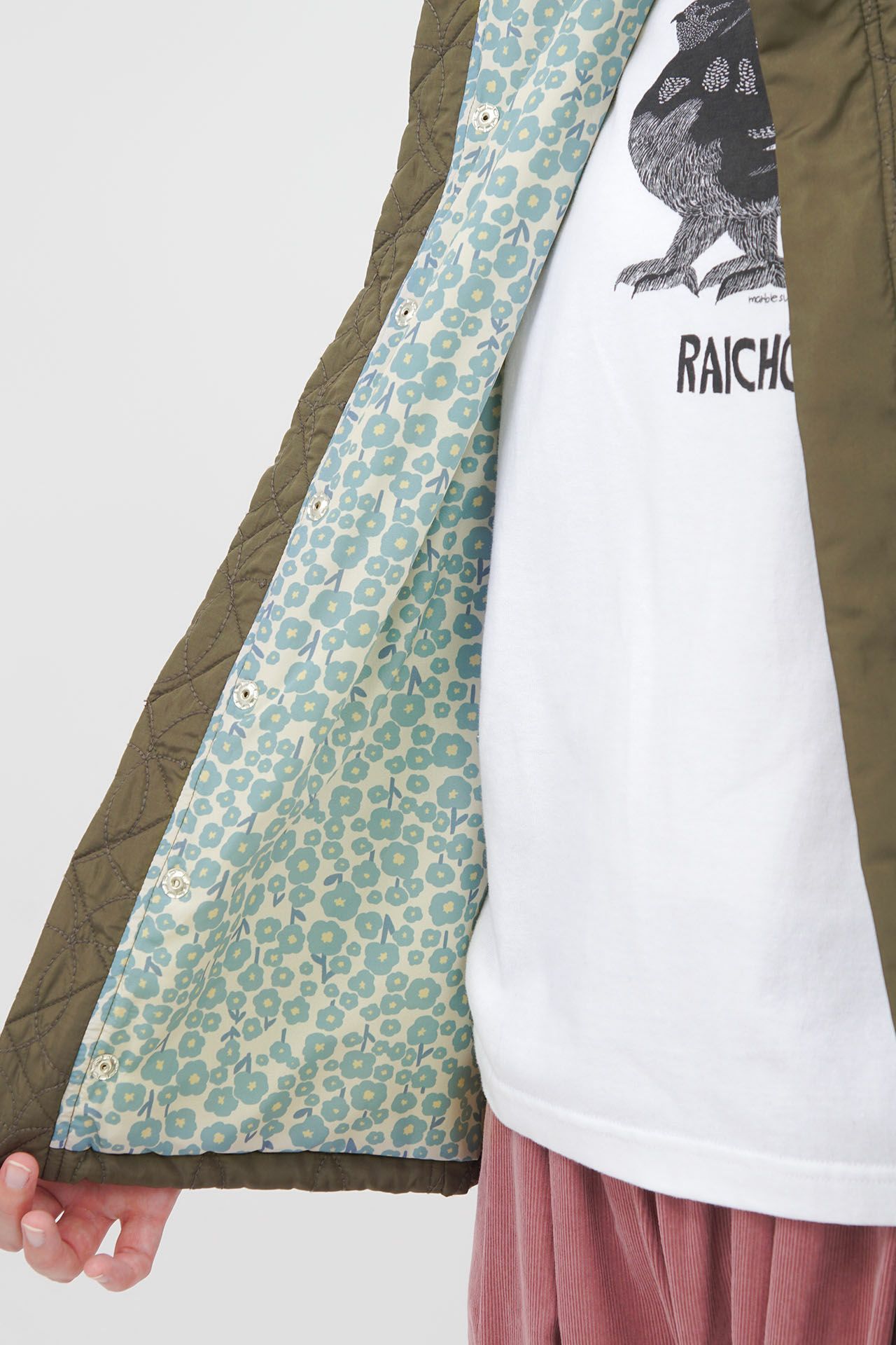 シマエナガキルト ベスト | marble SUD(マーブルシュッド)公式通販