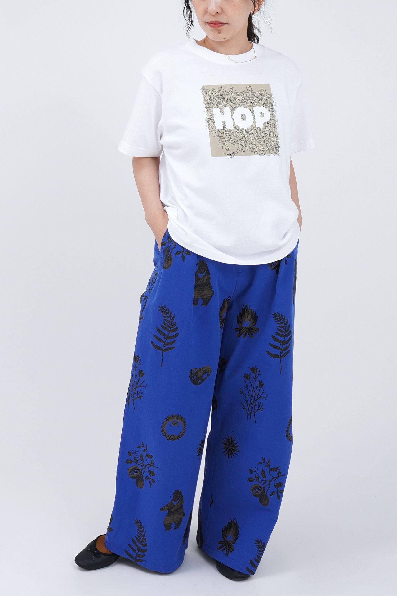 BLUE/model:158cm