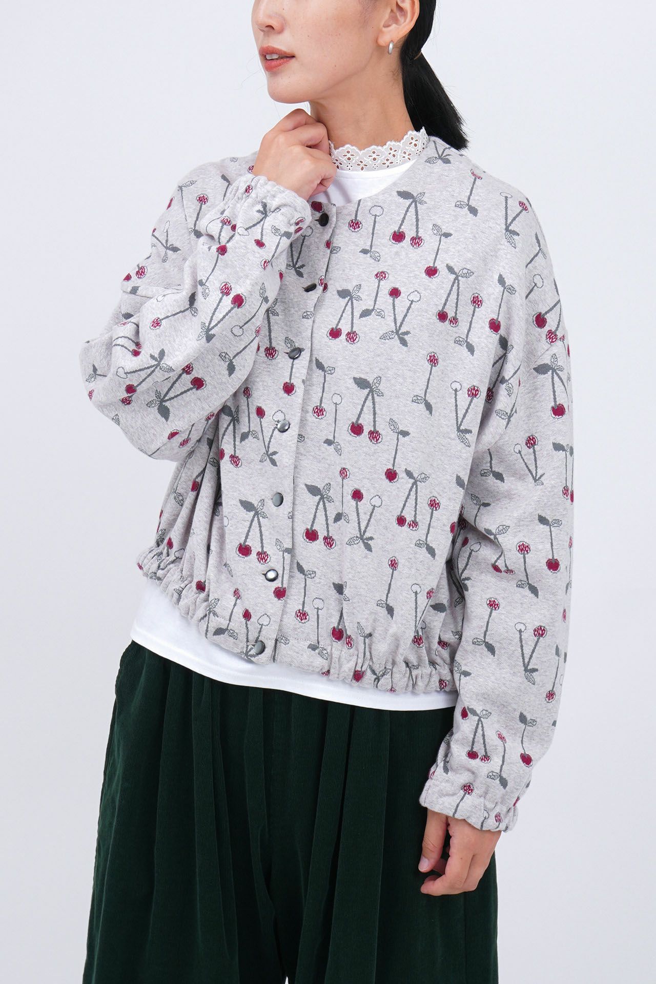 マーブルシュッド☆24SSシャツ dinosaur dot（布帛）シャツOP