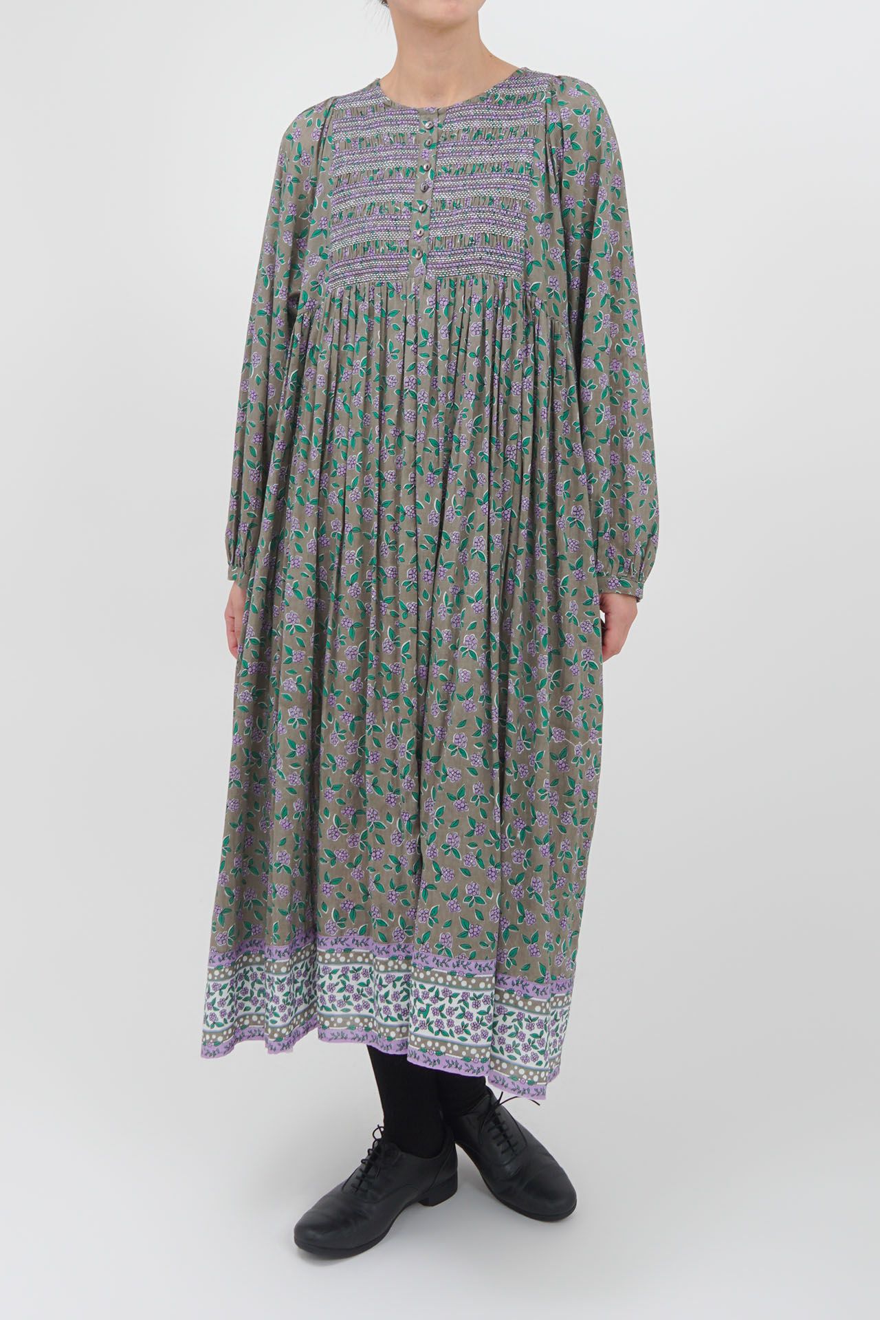 美品 マーブルシュッド キンモクセイワンピース グリーン 美品 マーブルシュッド キンモクセイワンピース グリーン マーブル