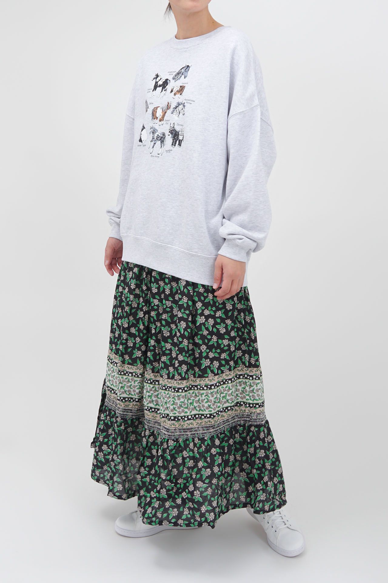 美品　marble SUD マーブルシュッド　サンカヨウ ギャザースカート　黒 美品 marble SUD マーブルシュッド サンカヨウ ギャザースカート 黒