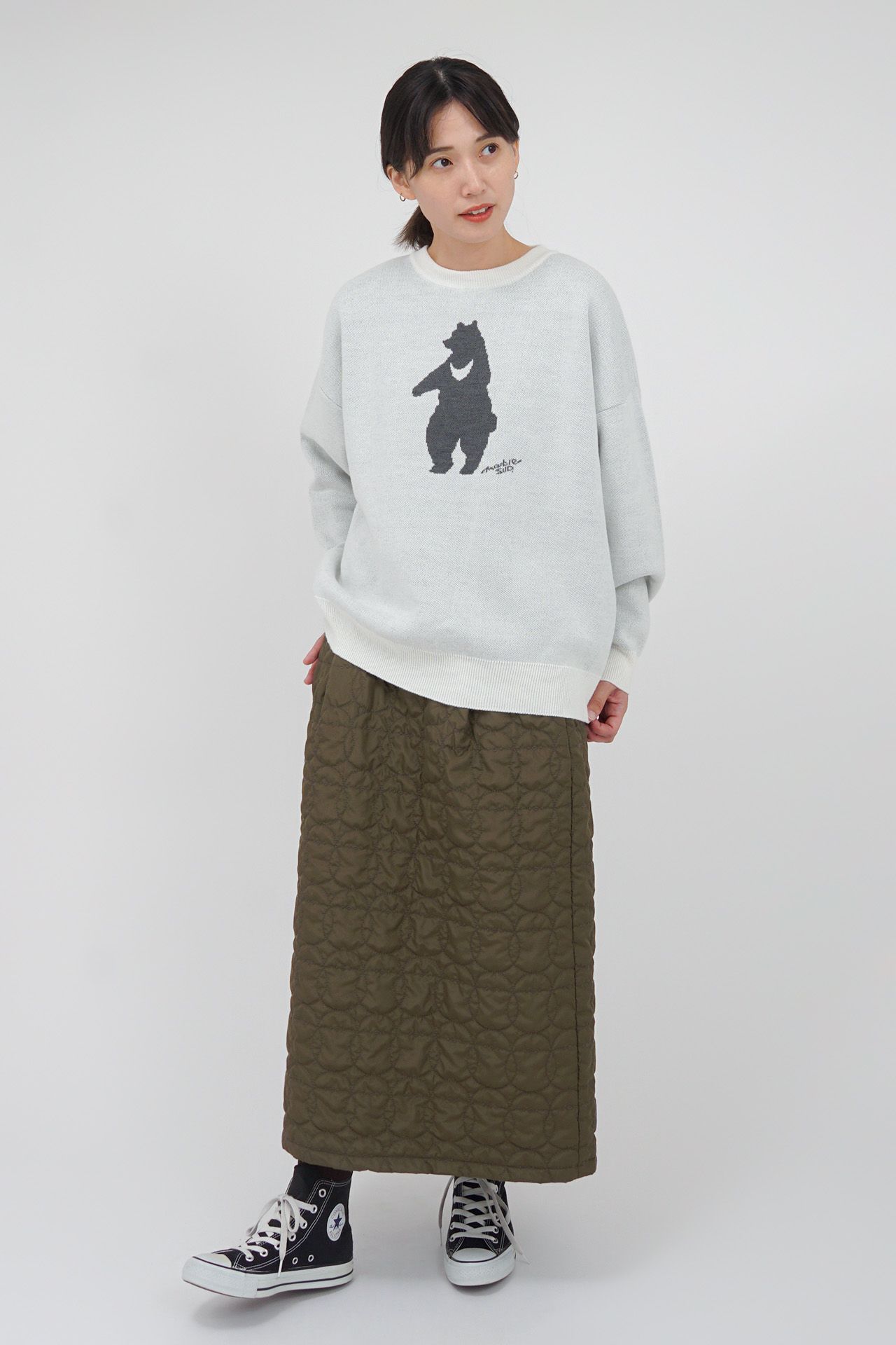 WHITE/model:168cm