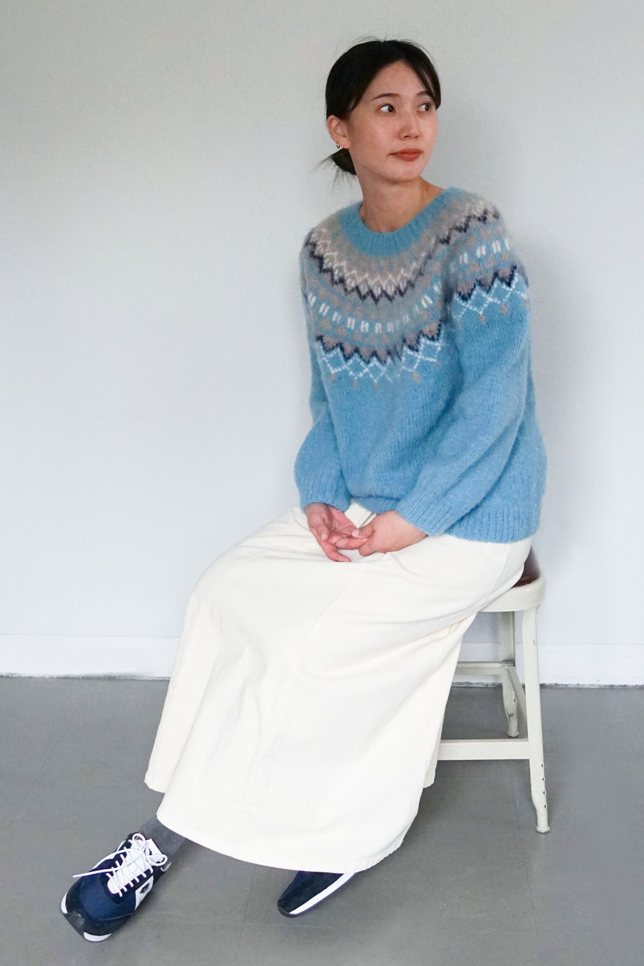 L.BLUE/model:168cm