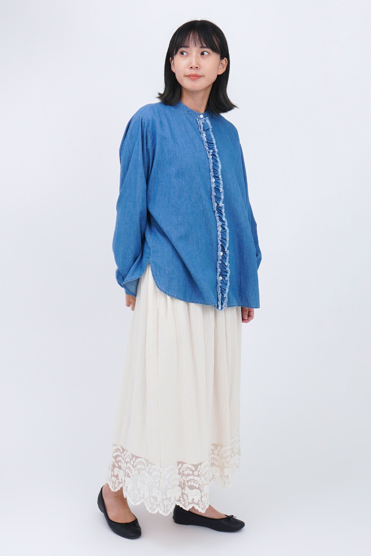 BLUE/model:168cm