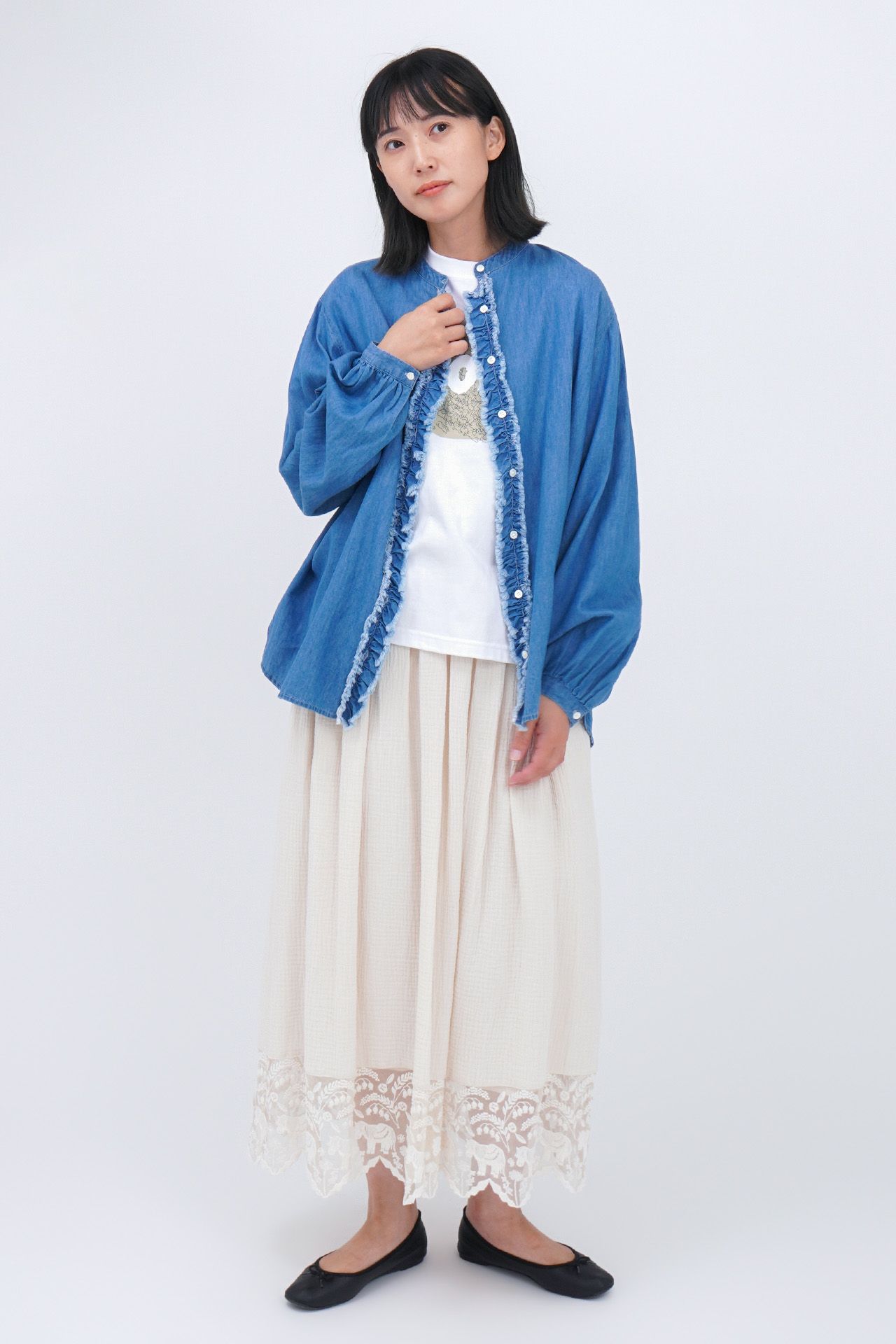 BLUE/model:168cm
