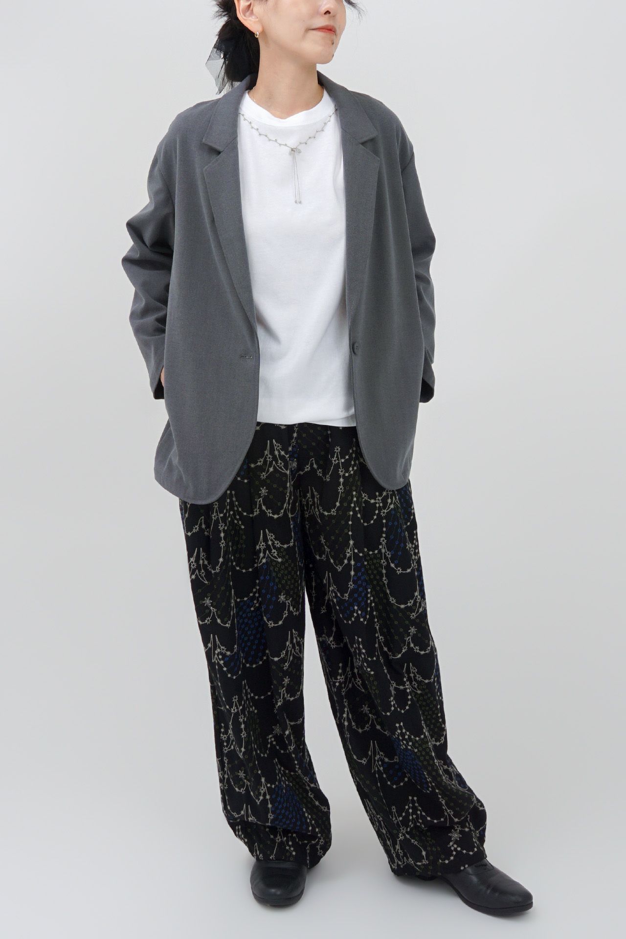 GREY/model:158cm