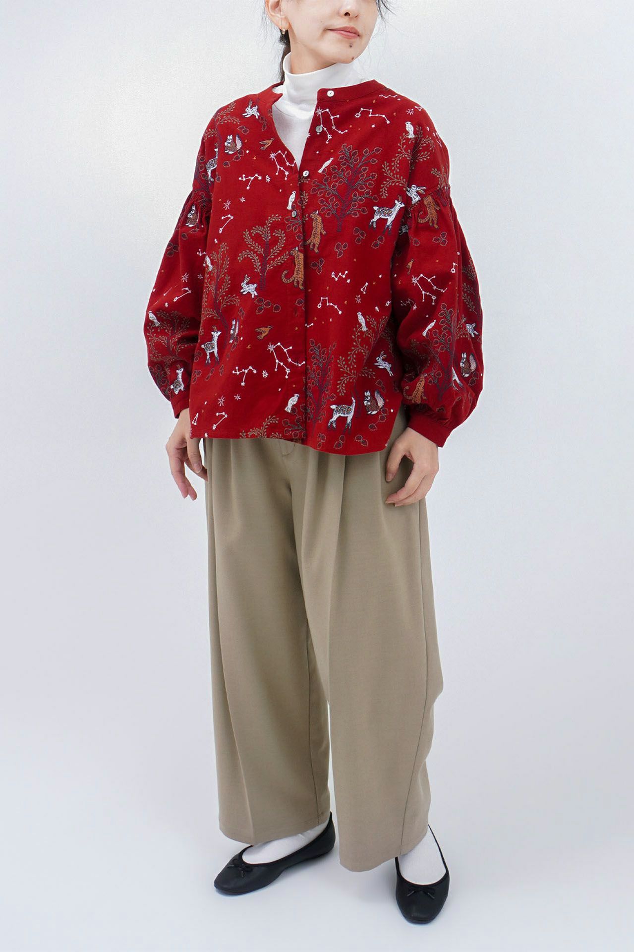 BEIGE/model:158cm